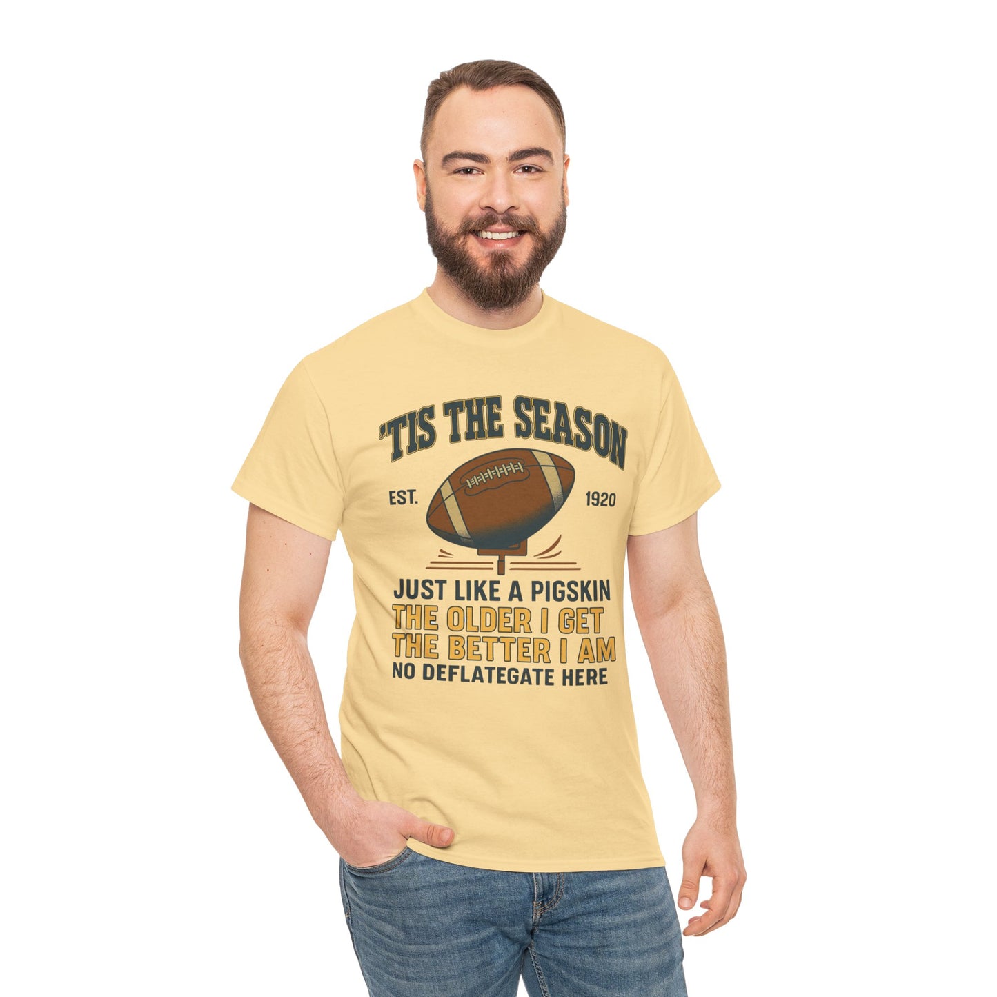 Football Season For The Ol' Man, Funny T-Shirt, Game Day Apparel, Gift for Football Fans, Sports Humor Shirt