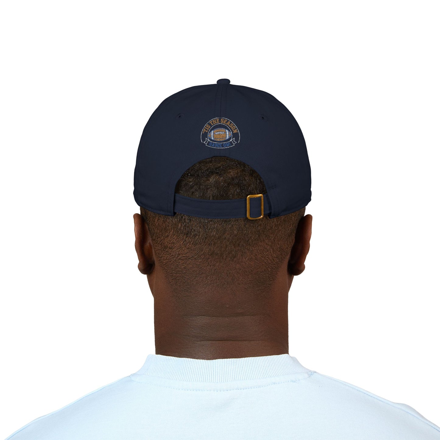 'TIS THE SEASON - GAME ON" Organic Embroidered Cap - Perfect for Sports Fans, Casual Outings, Gifts, Summer Wear, and Outdoor Adventures