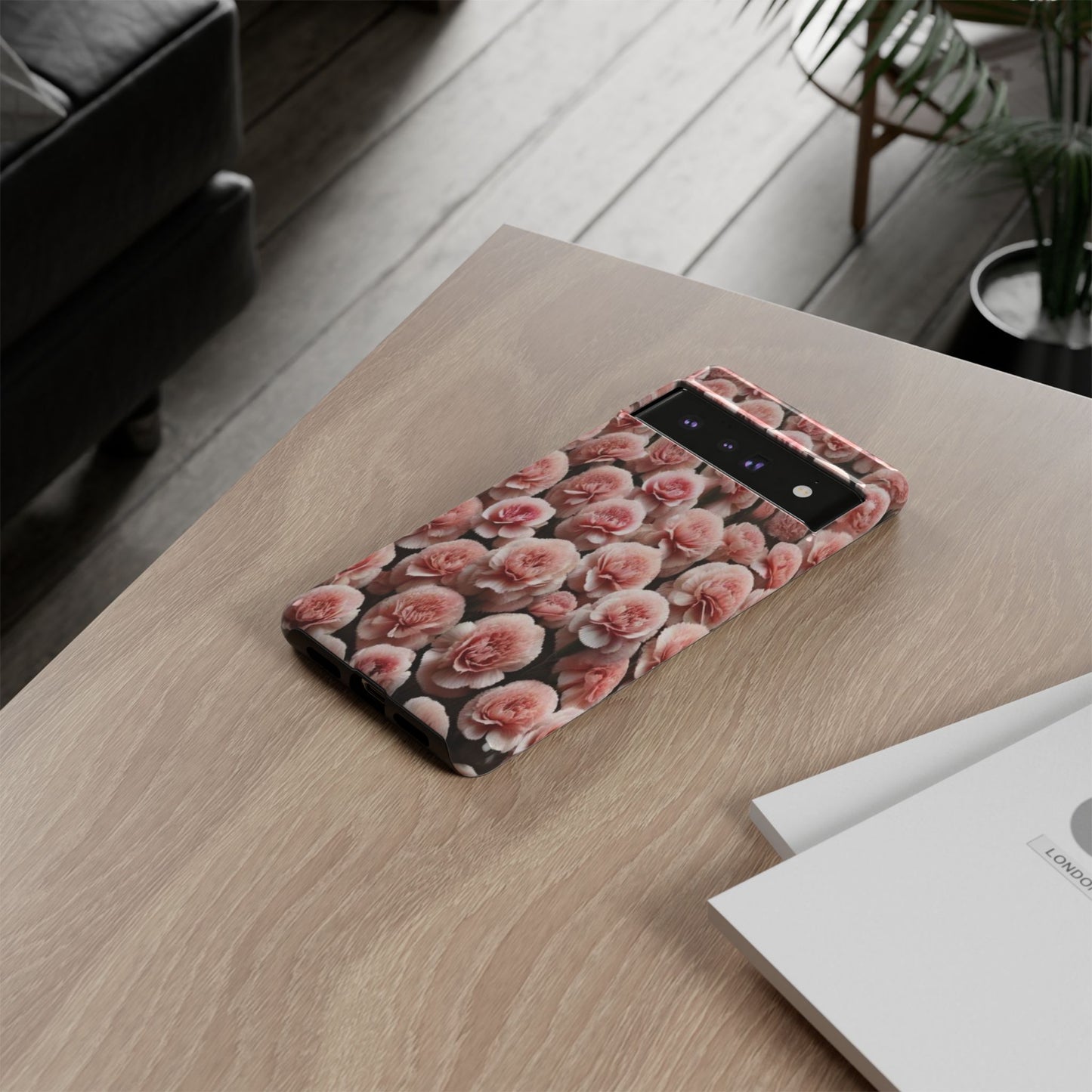 Pink Carnations - Durable Tough Phone Cases