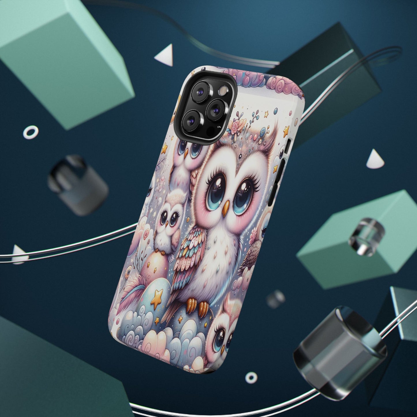 Cutesy Owl Impact-Resistant Phone Cases
