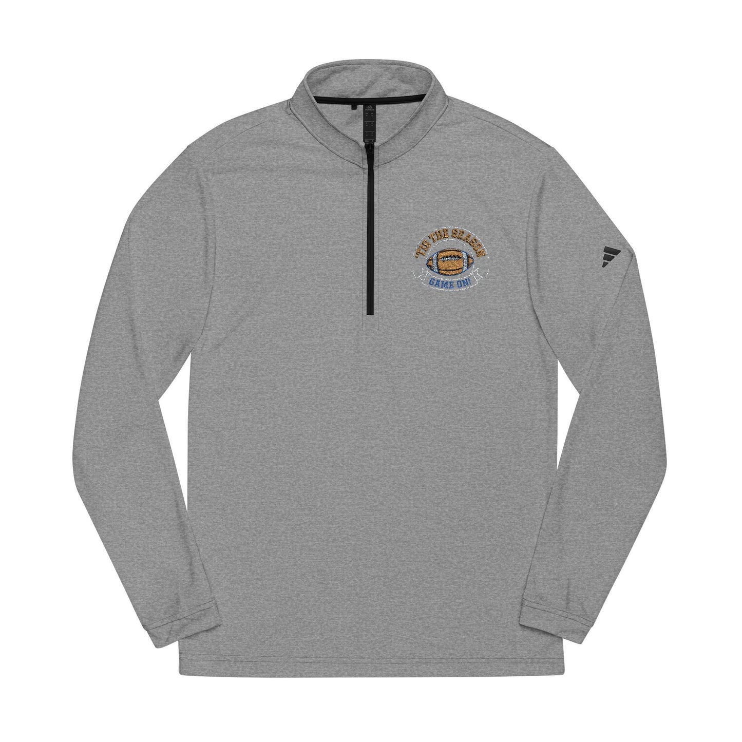 adidas® 'Tis The Season-Game On, Quarter-Zip Pullover (Embroidery)