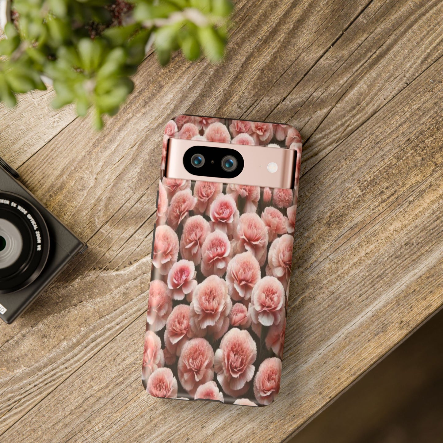 Pink Carnations - Durable Tough Phone Cases