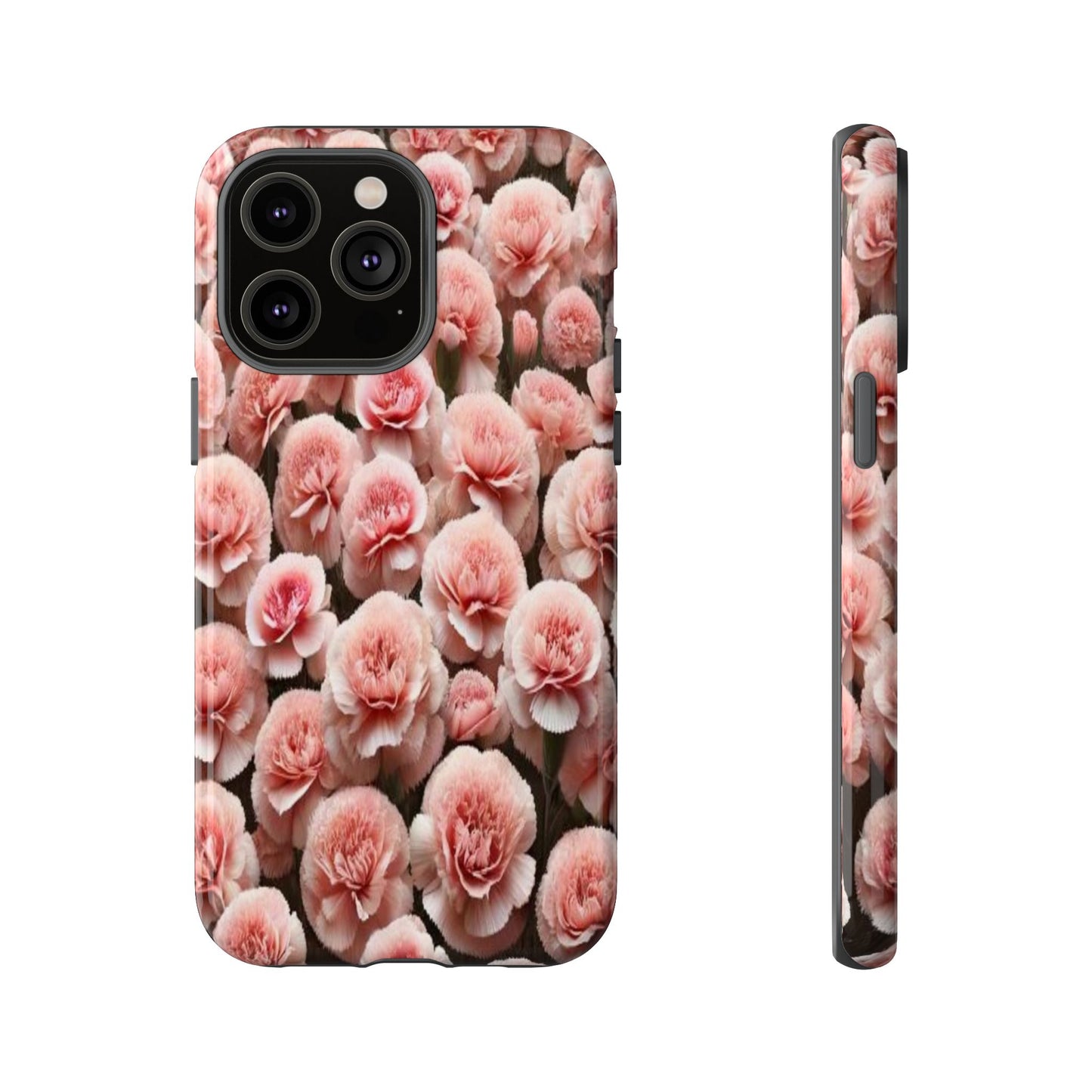 Pink Carnations - Durable Tough Phone Cases