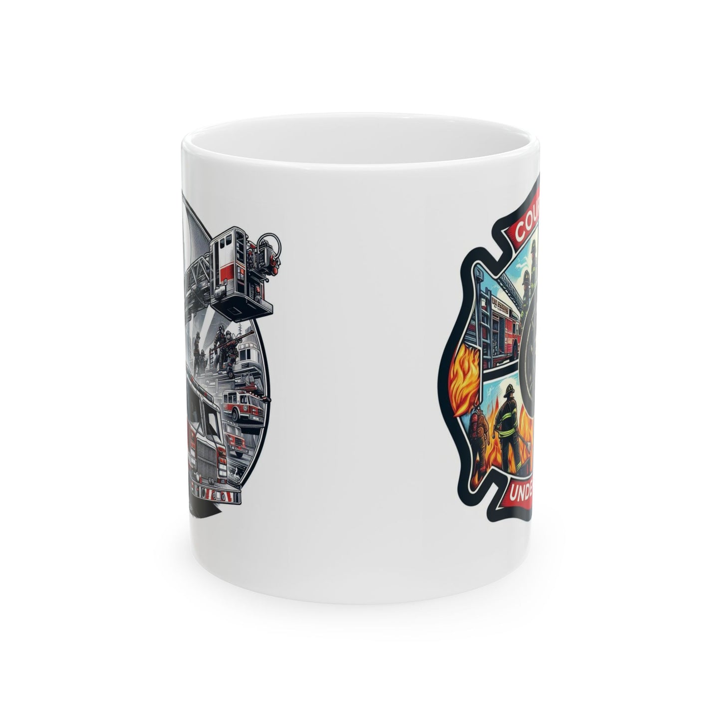 Courage Under Fire - Hook and Ladder - 11oz Ceramic Mug
