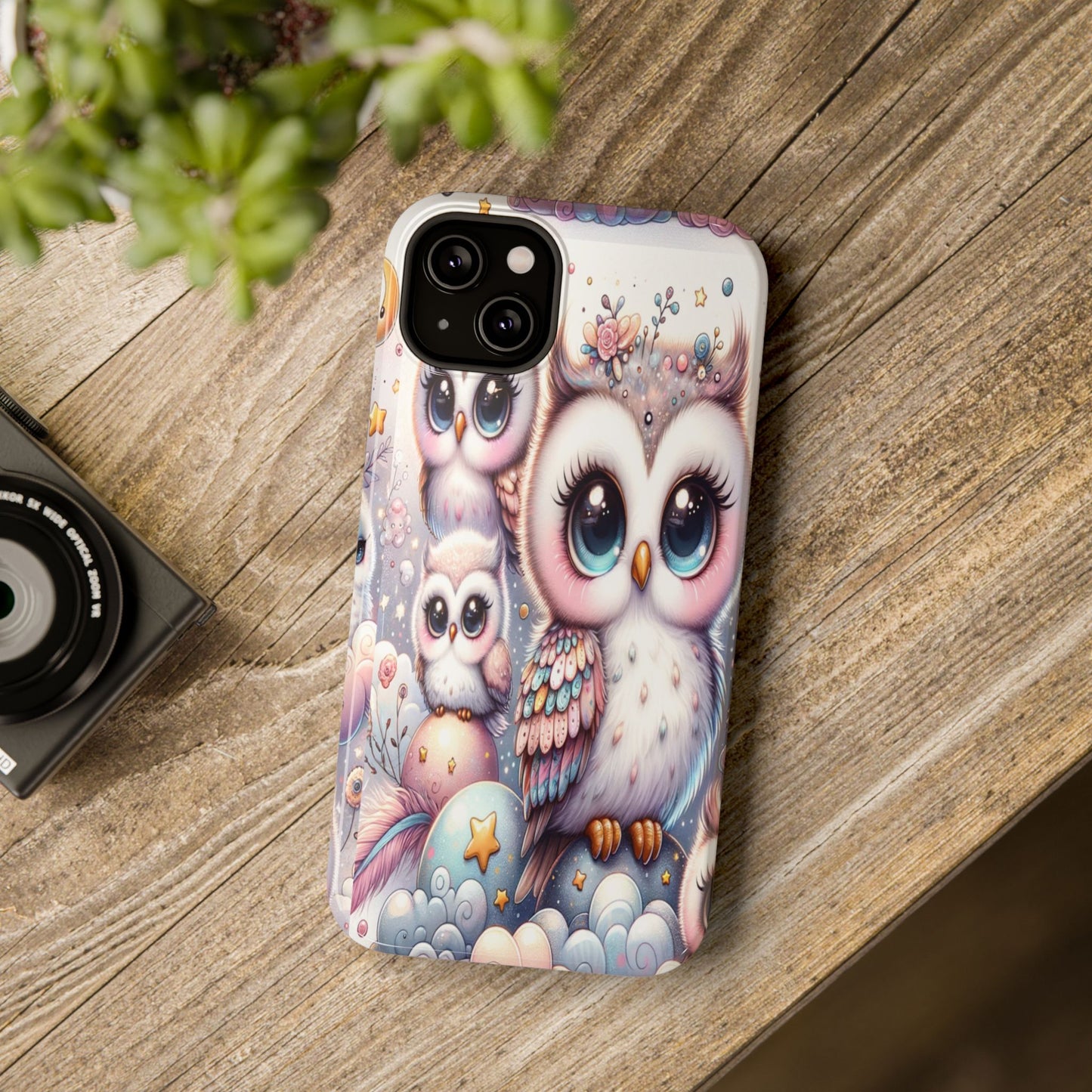 Cutesy Owl Impact-Resistant Phone Cases