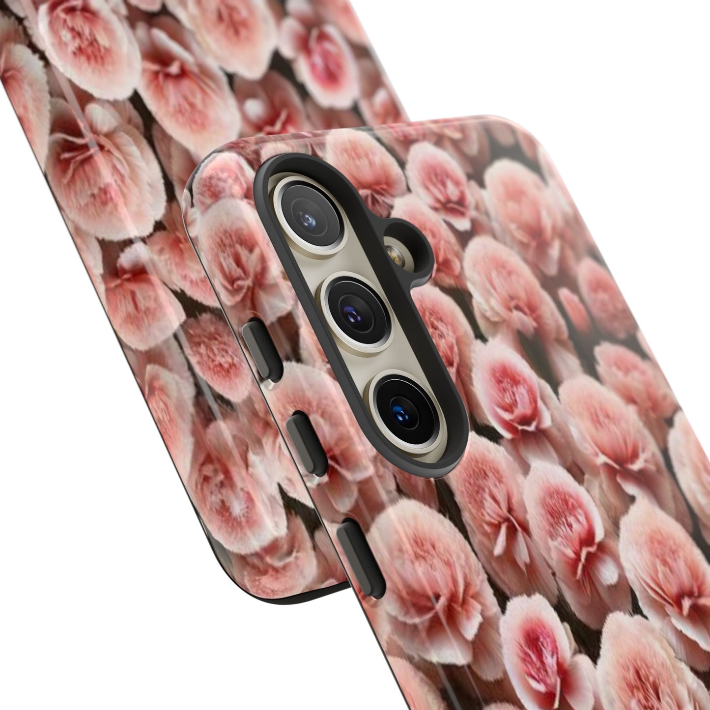 Pink Carnations - Durable Tough Phone Cases