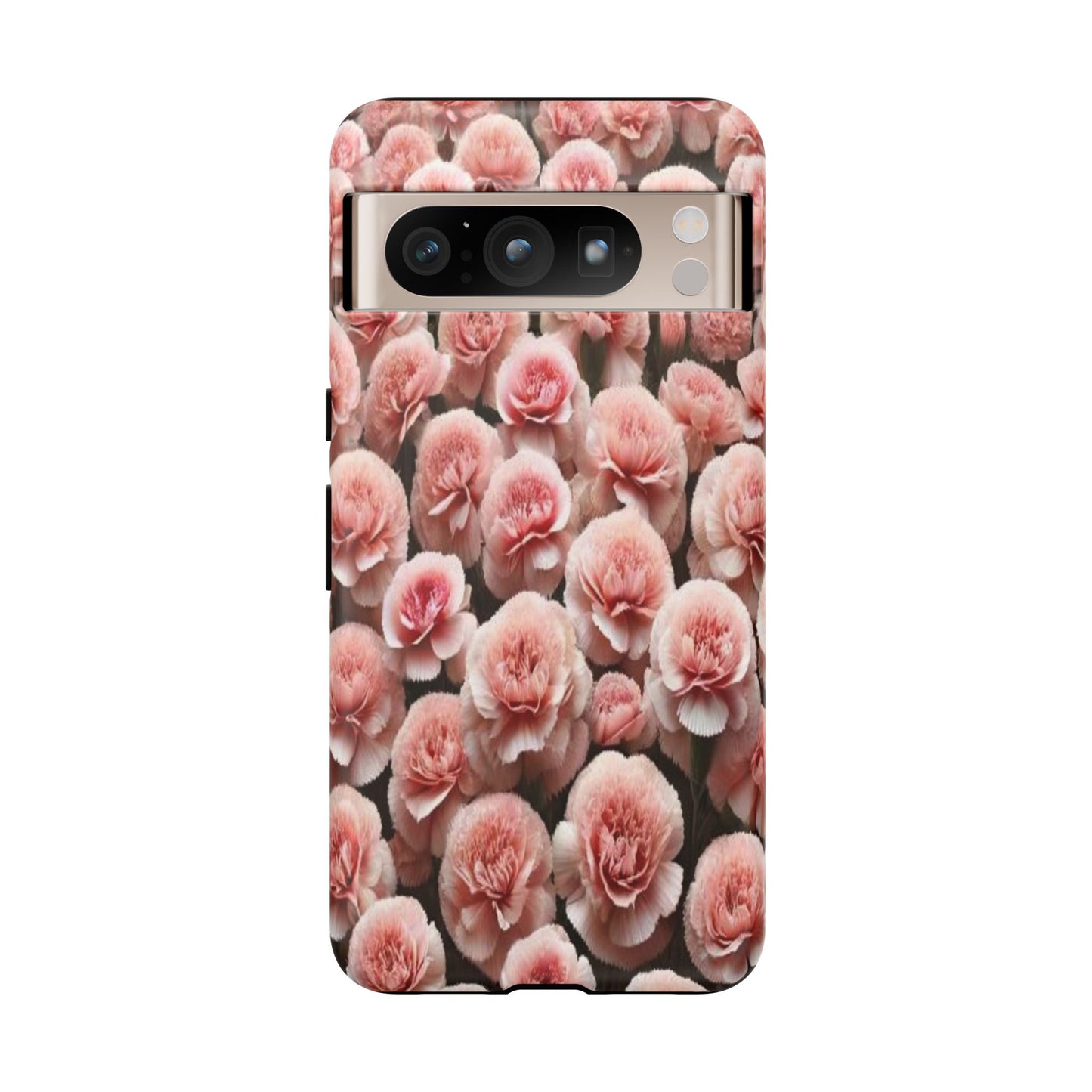 Pink Carnations - Durable Tough Phone Cases