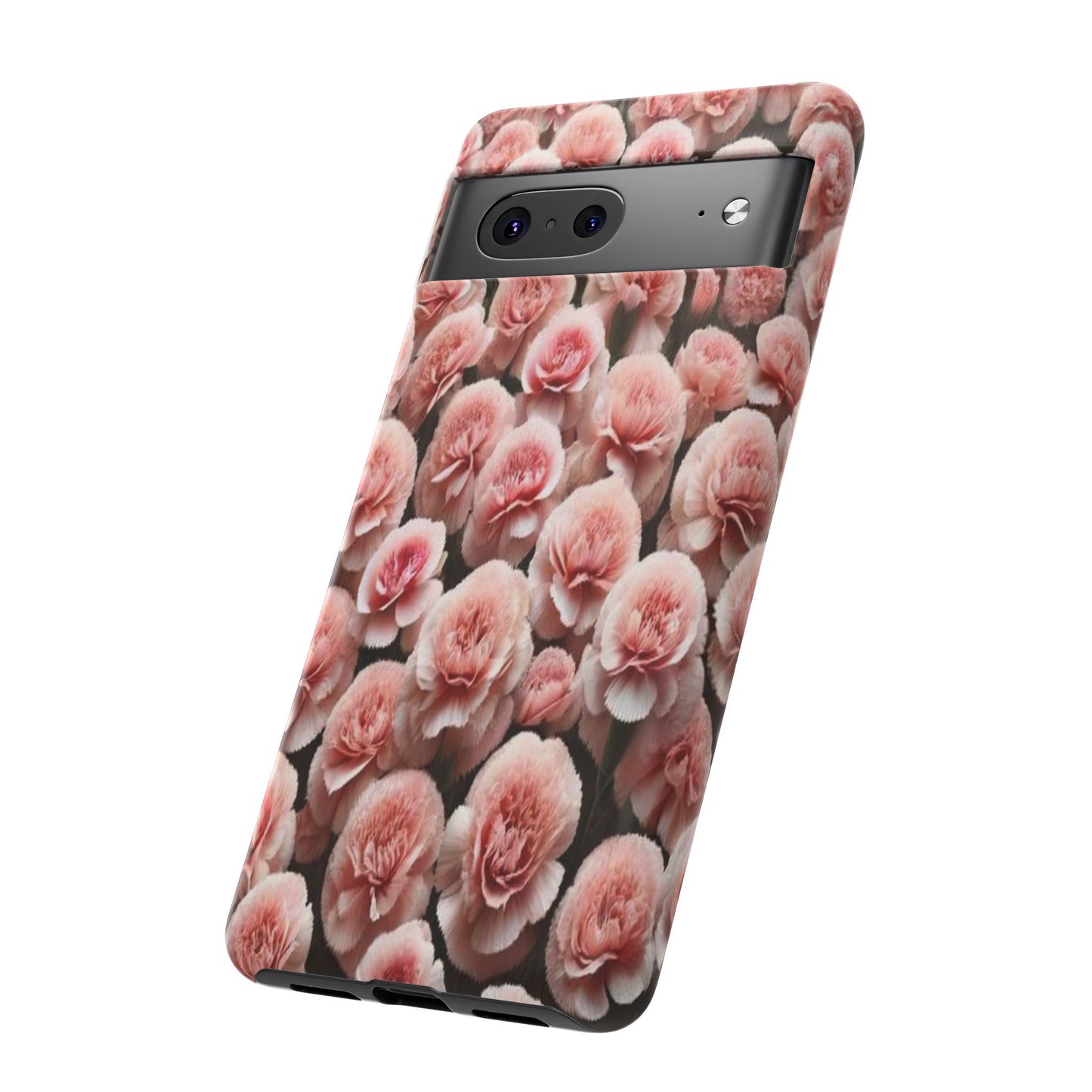 Pink Carnations - Durable Tough Phone Cases