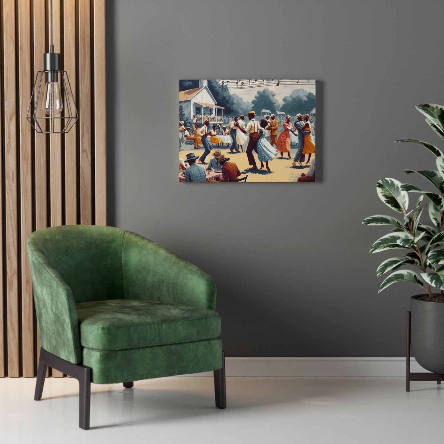 1, 2, Step - Wall Art on Stretched Canvas