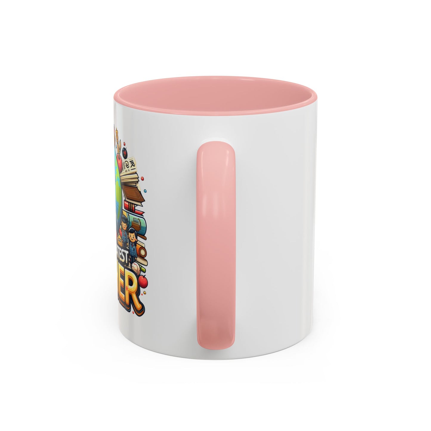 World's Best Teacher - Two-Tone Coffee Mugs - 11oz - (RightG1)