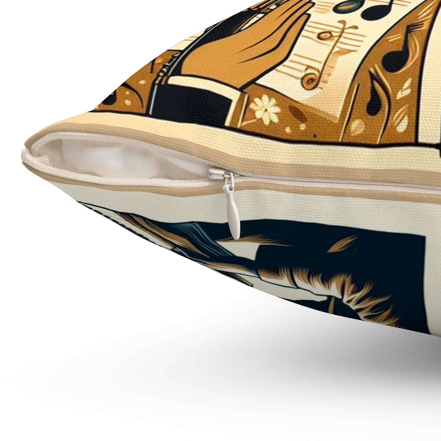 Jazz Is Life" - 2 Sided Print - Album Center Pillow