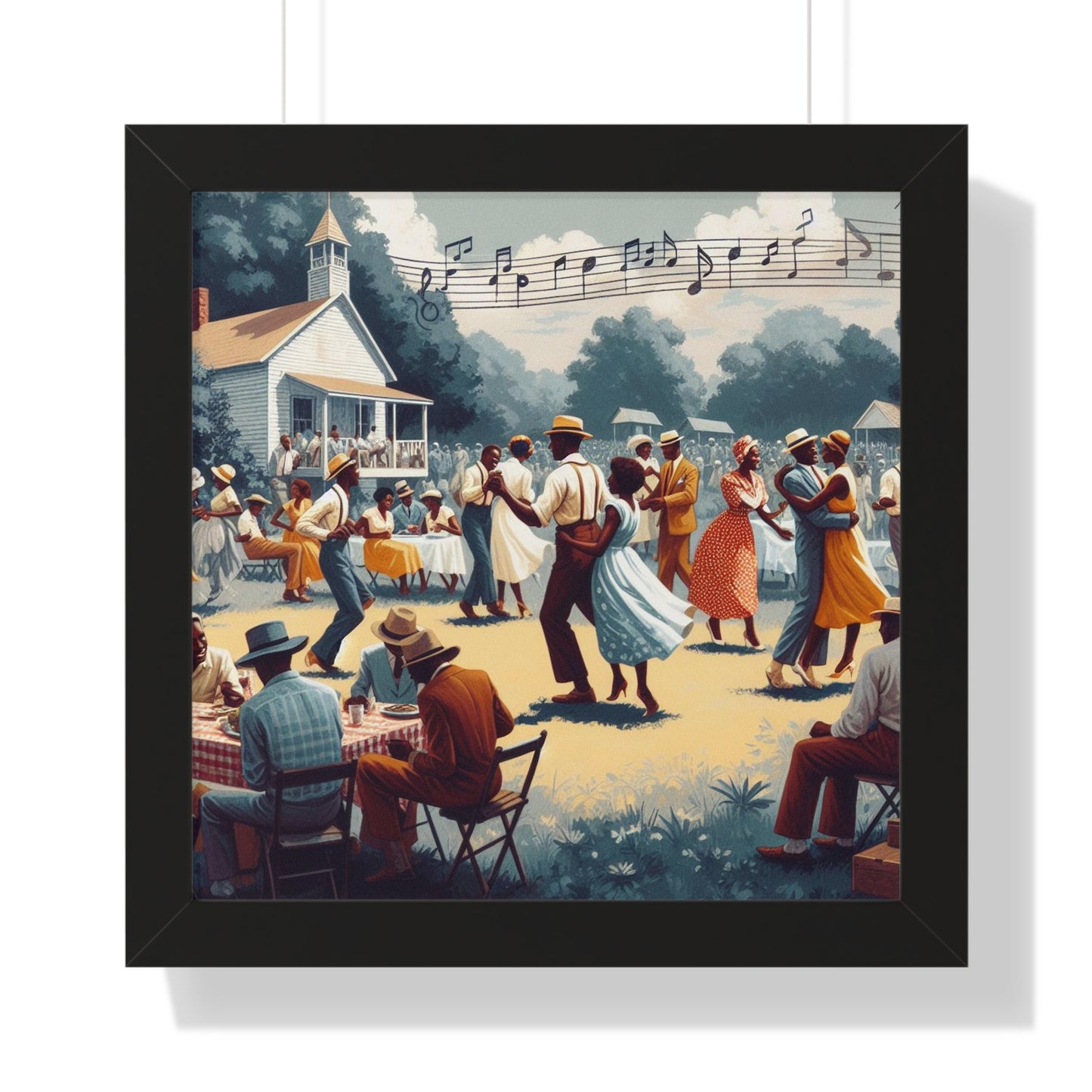 1, 2, Step - Unique Wall Art - Framed Vertical Poster