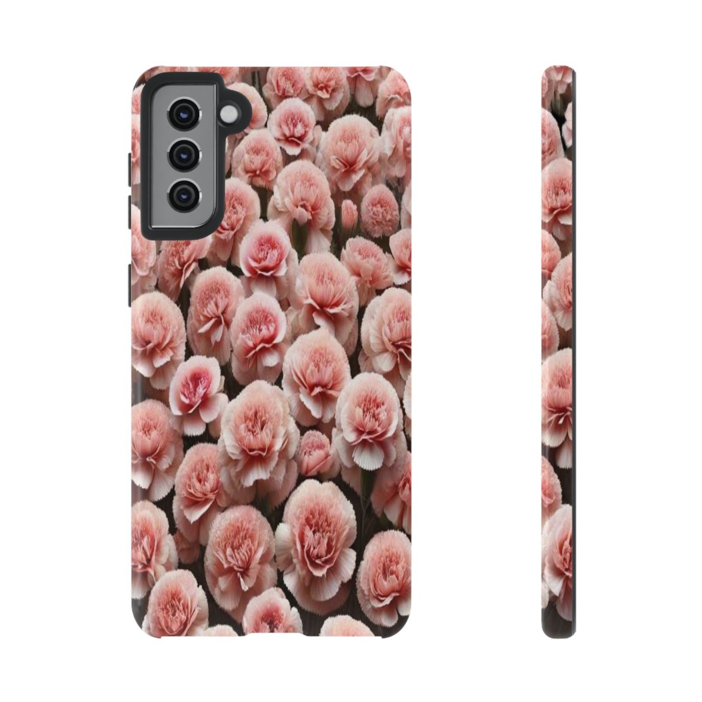 Pink Carnations - Durable Tough Phone Cases