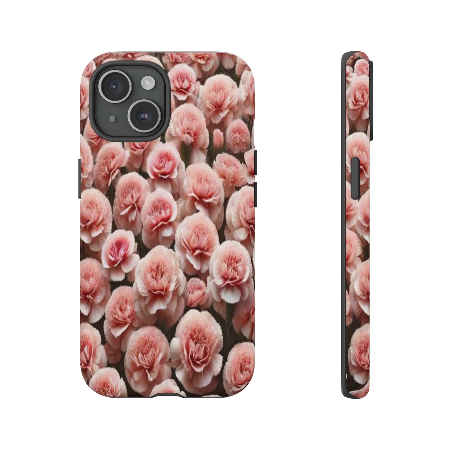 Pink Carnations - Durable Tough Phone Cases