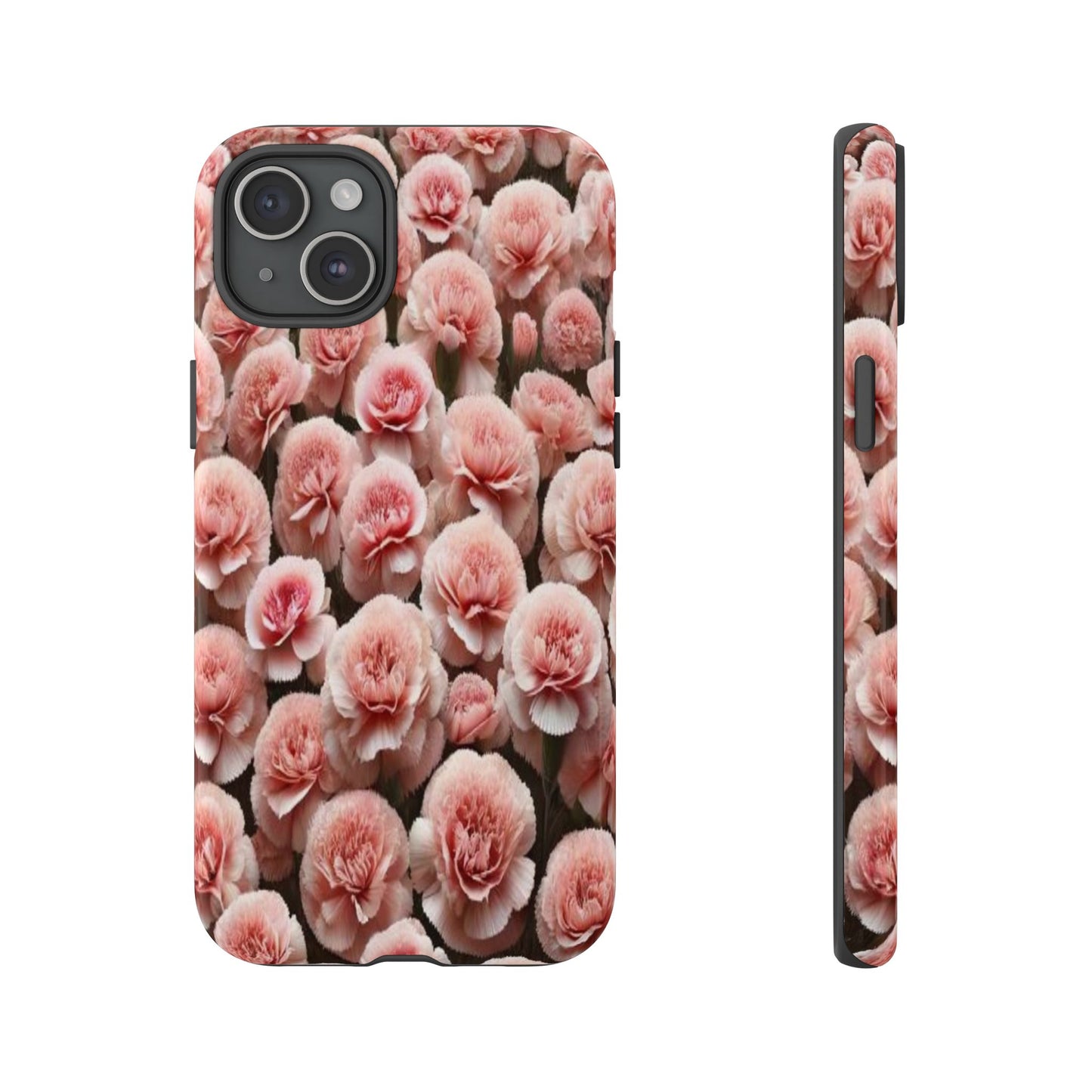 Pink Carnations - Durable Tough Phone Cases