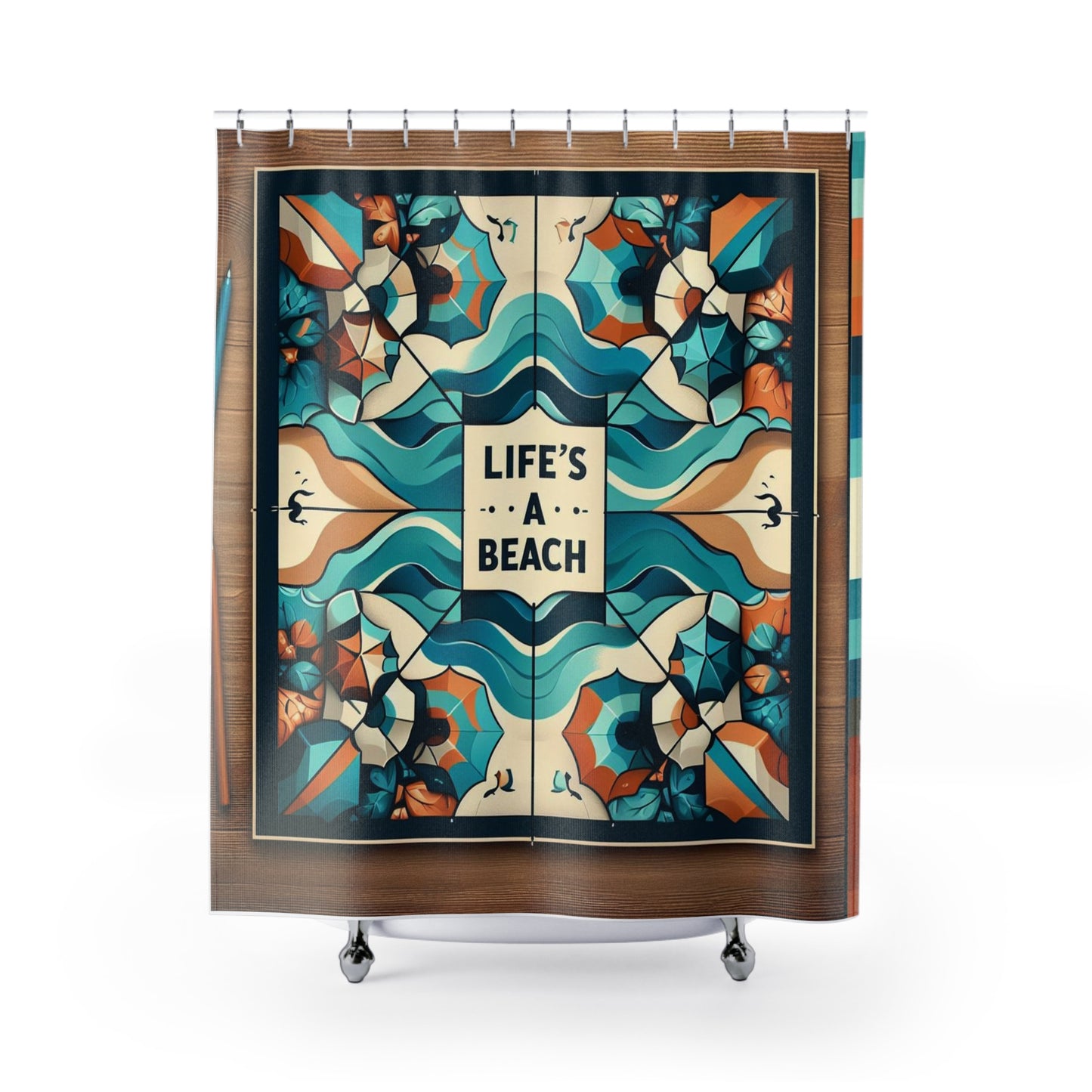 Life's A Beach Shower Curtains