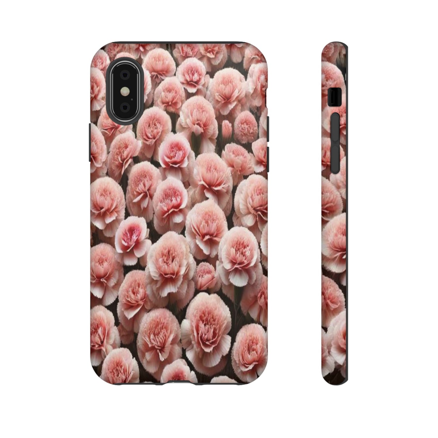 Pink Carnations - Durable Tough Phone Cases