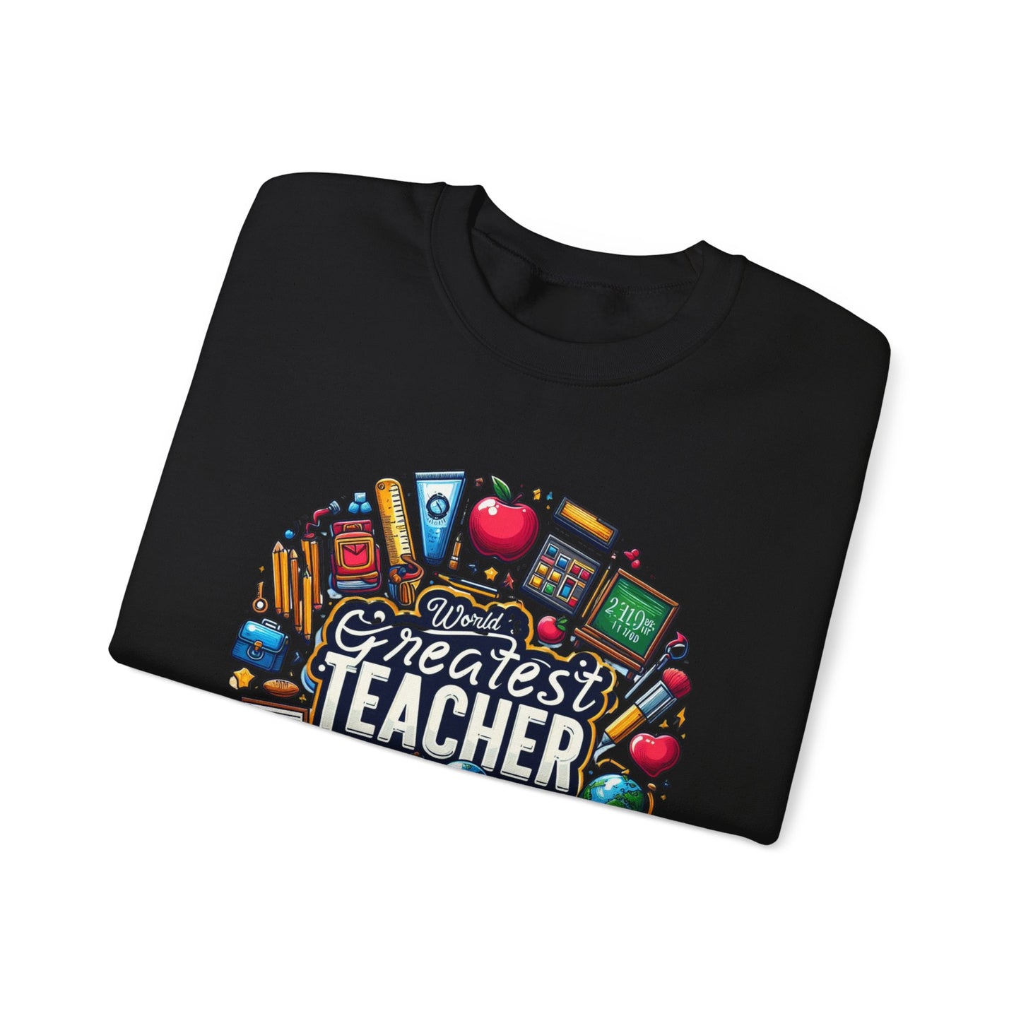 World's Greatest Teacher - Unisex Heavy Blend™ Crewneck Sweatshirt (G2)