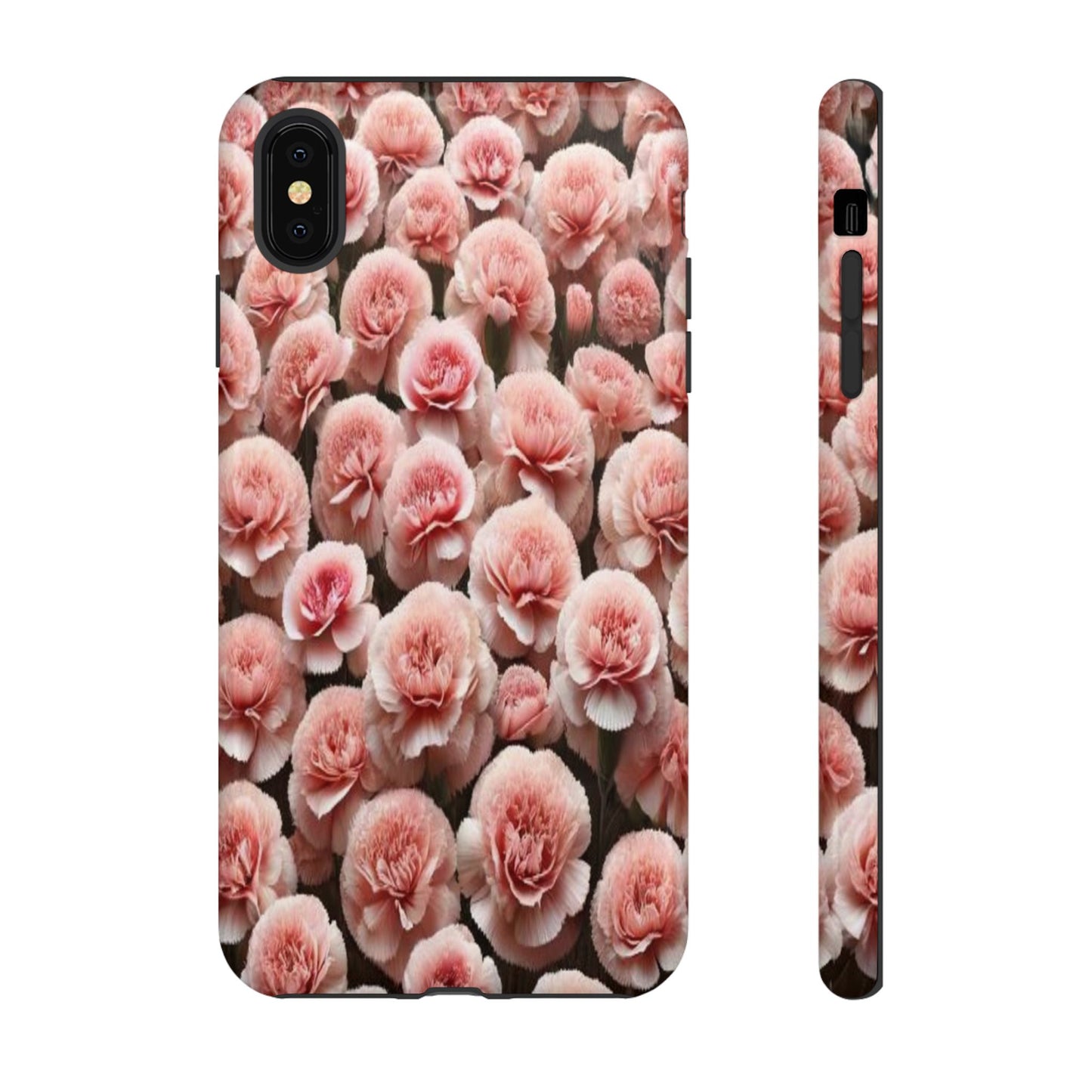 Pink Carnations - Durable Tough Phone Cases