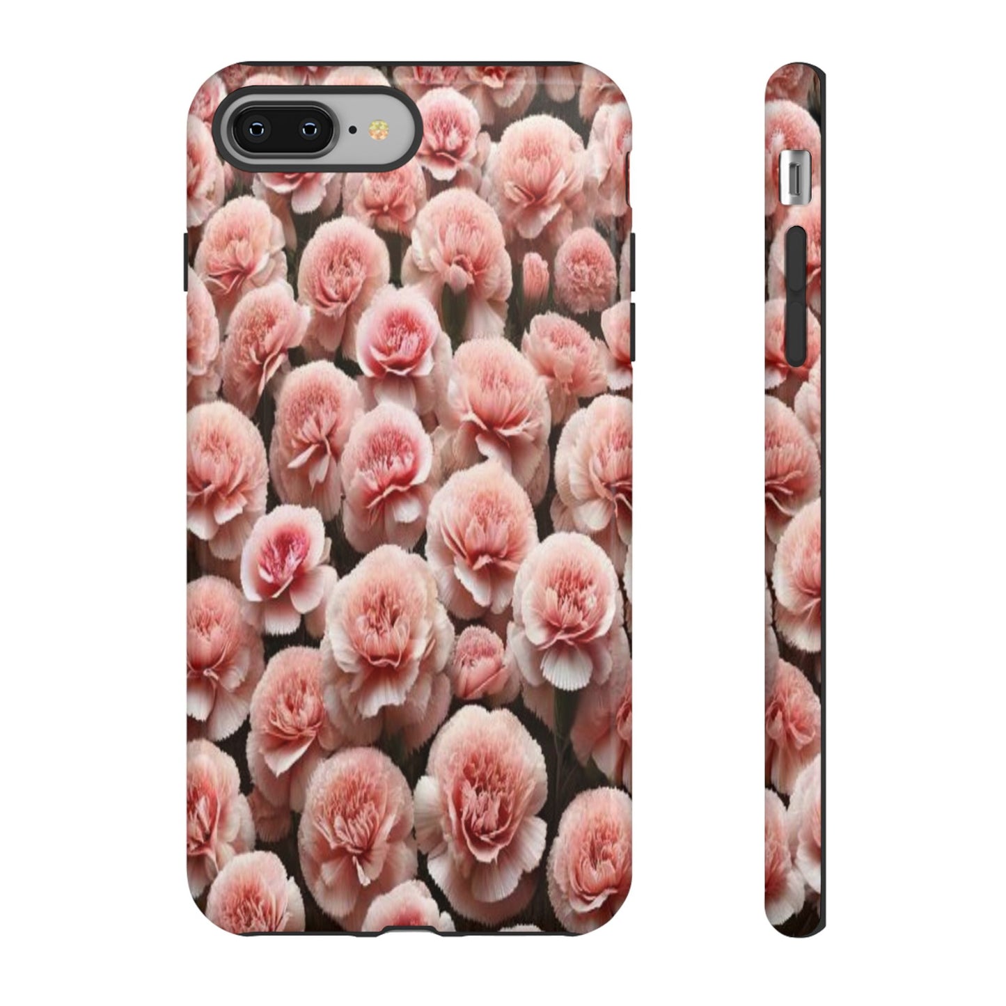 Pink Carnations - Durable Tough Phone Cases