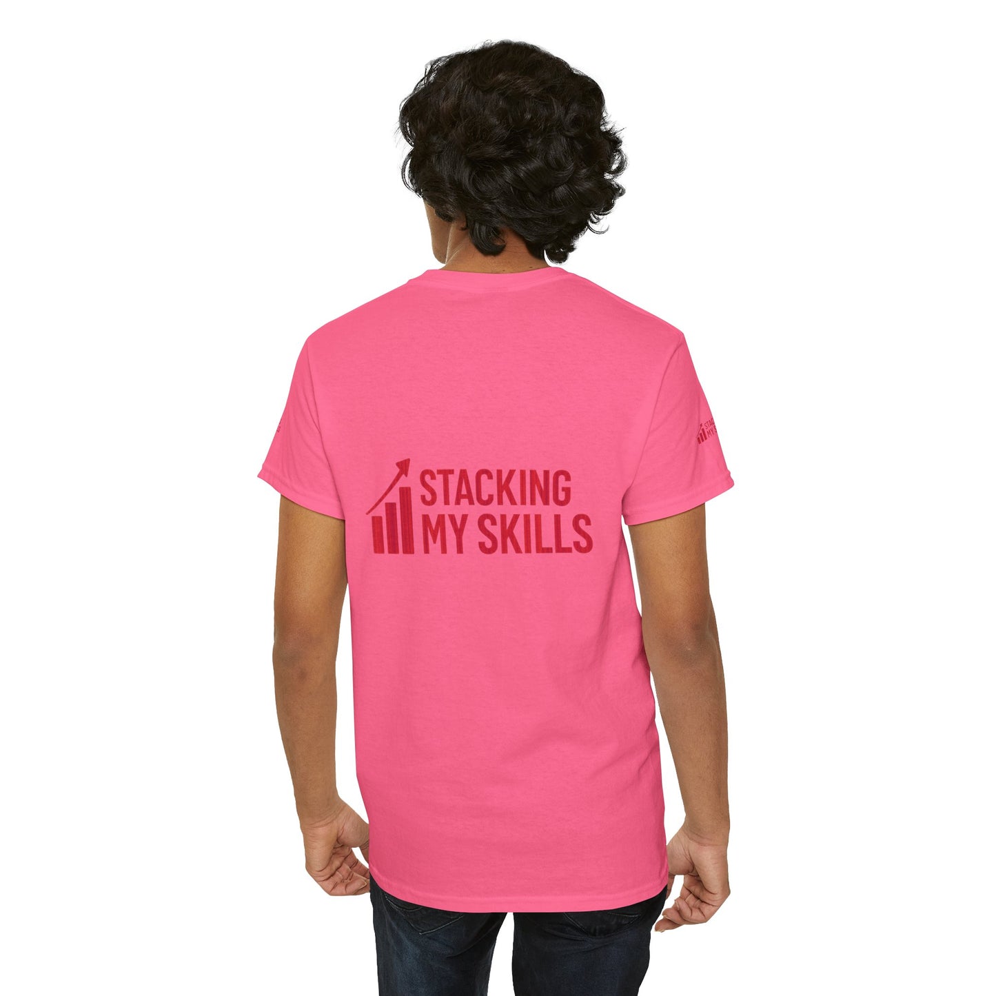 "Stacking My Skills" for Personal Growth, Motivational Tee