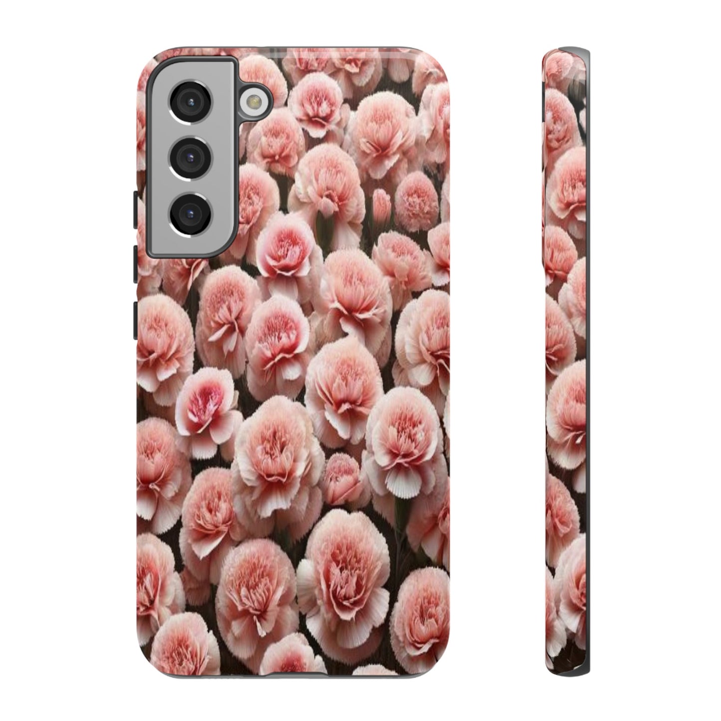 Pink Carnations - Durable Tough Phone Cases