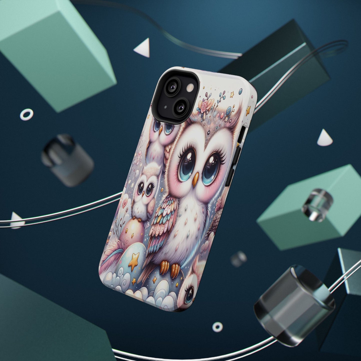 Cutesy Owl Impact-Resistant Phone Cases