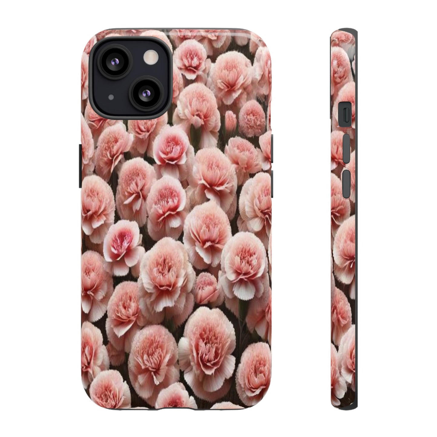Pink Carnations - Durable Tough Phone Cases