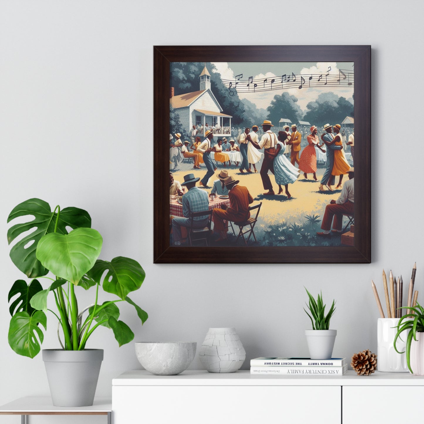 1, 2, Step - Unique Wall Art - Framed Vertical Poster