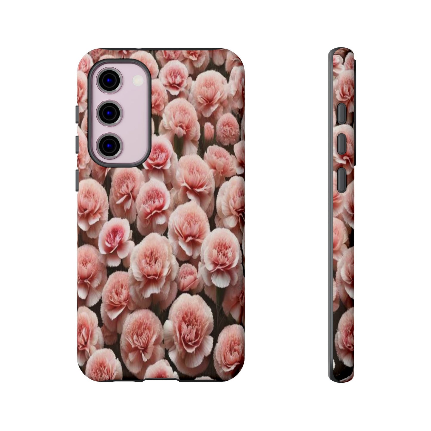 Pink Carnations - Durable Tough Phone Cases