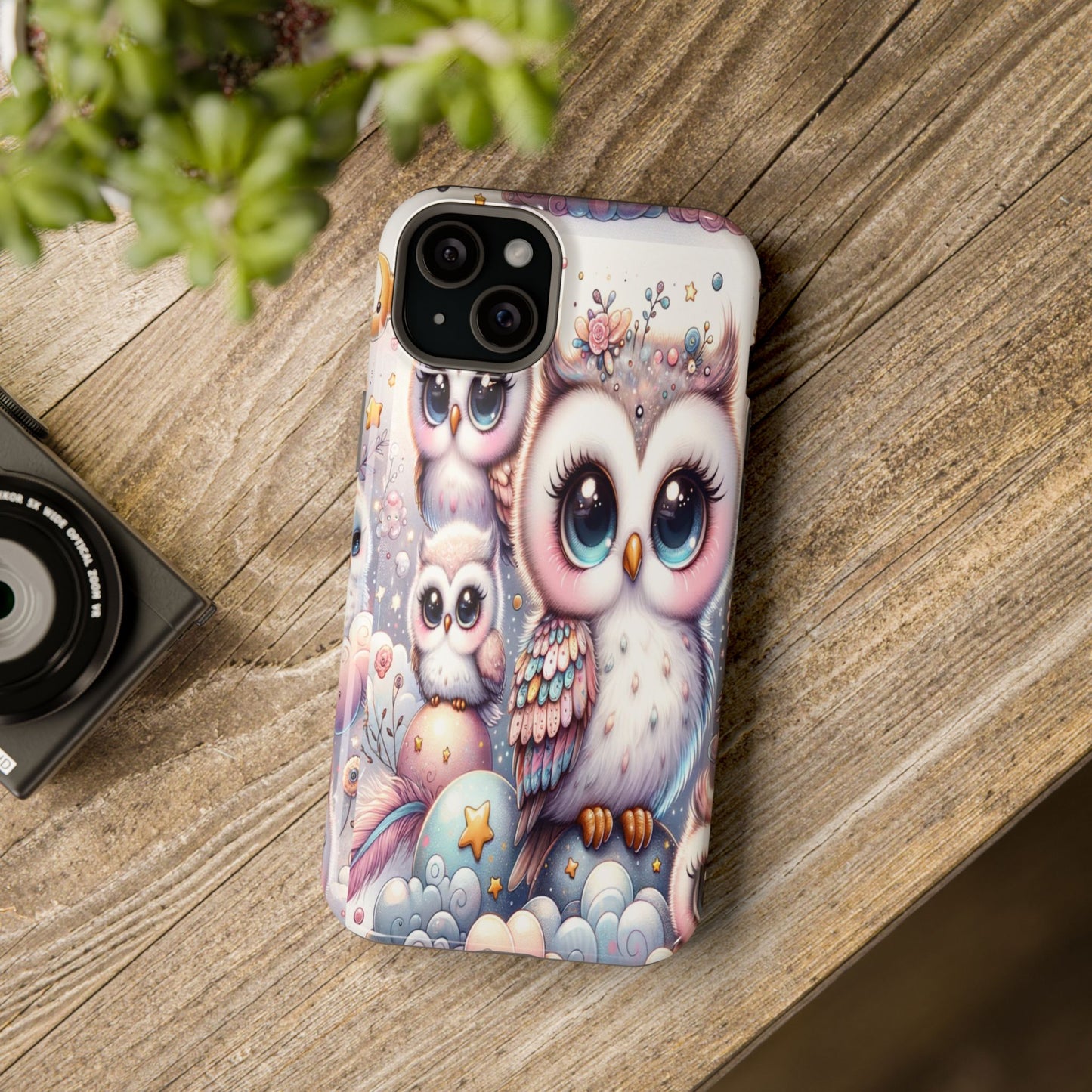 Cutesy Owl Impact-Resistant Phone Cases