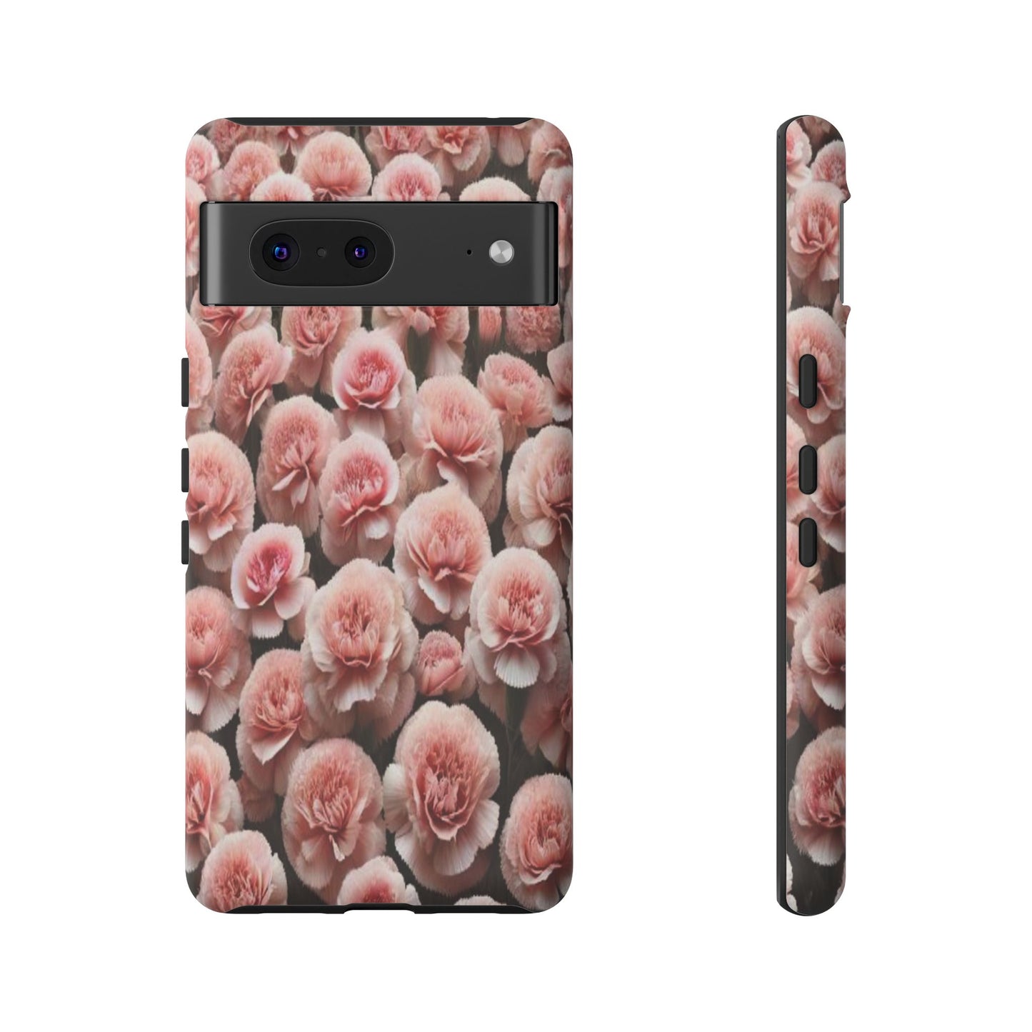 Pink Carnations - Durable Tough Phone Cases