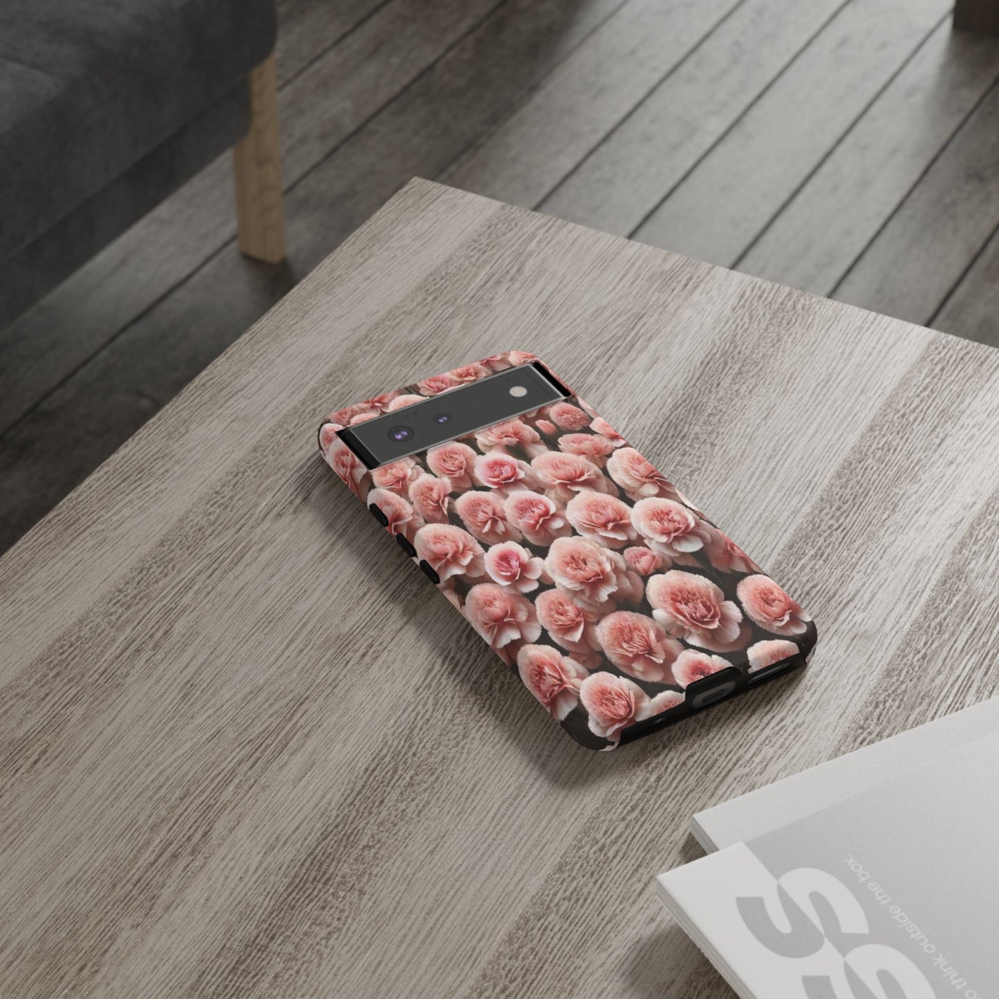 Pink Carnations - Durable Tough Phone Cases