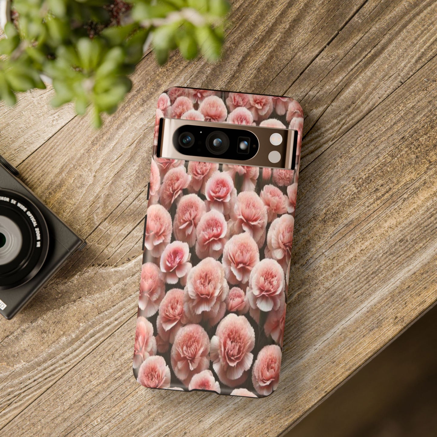 Pink Carnations - Durable Tough Phone Cases