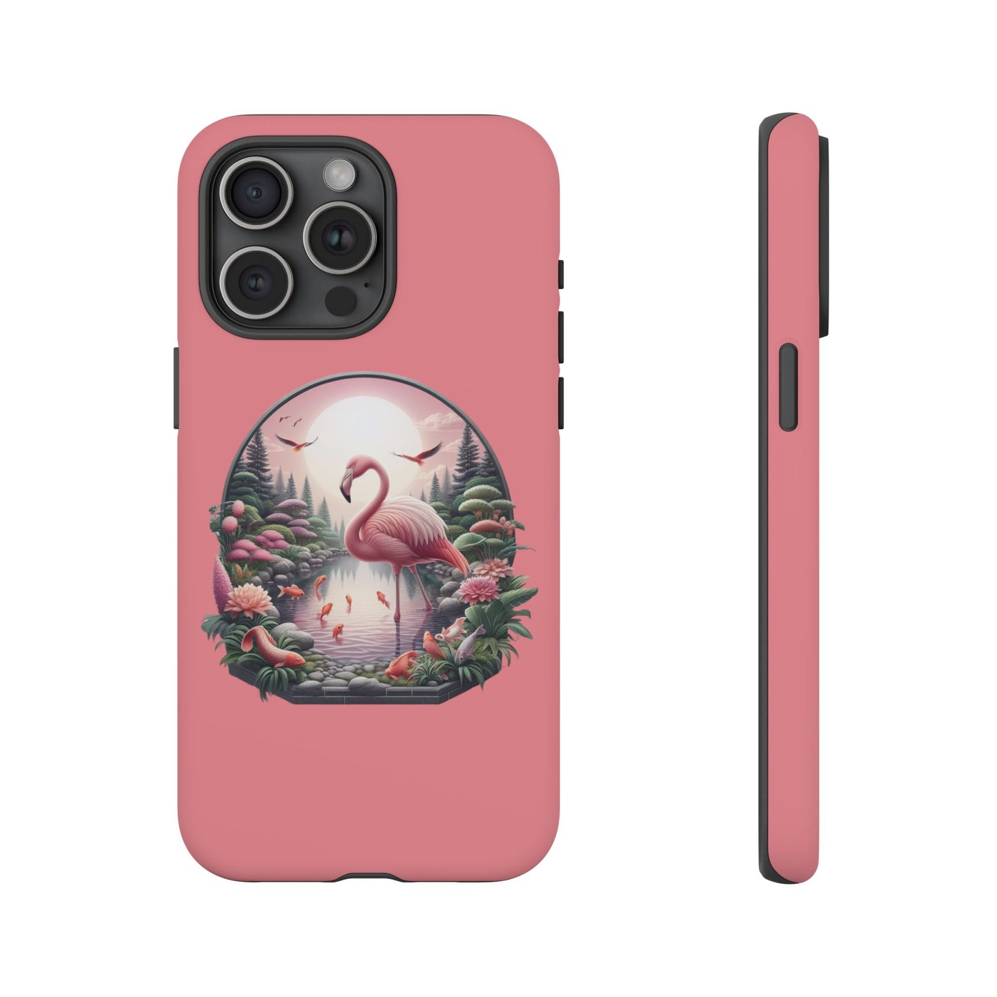 Pink Flamingo - iPhone Tough Phone Case