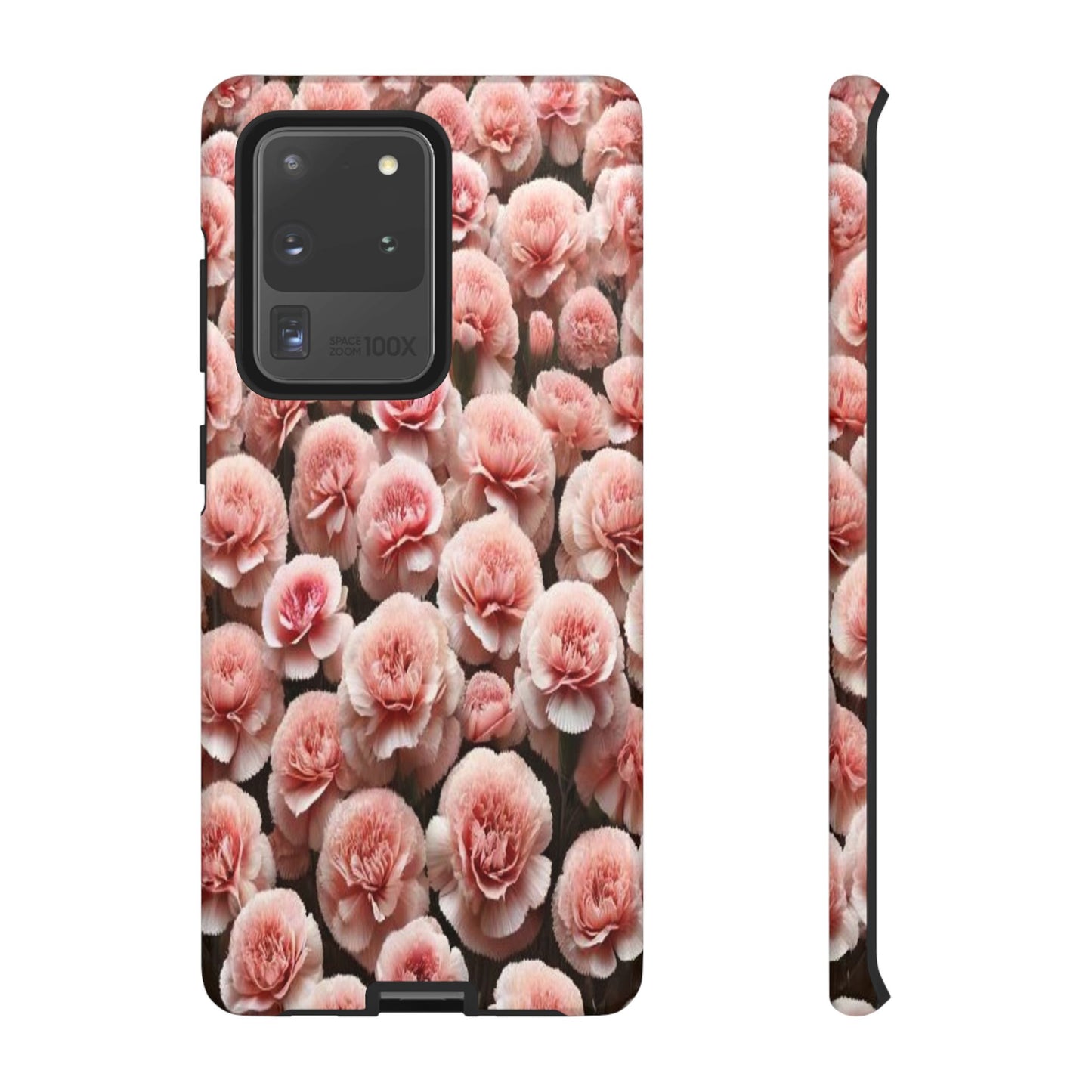 Pink Carnations - Durable Tough Phone Cases