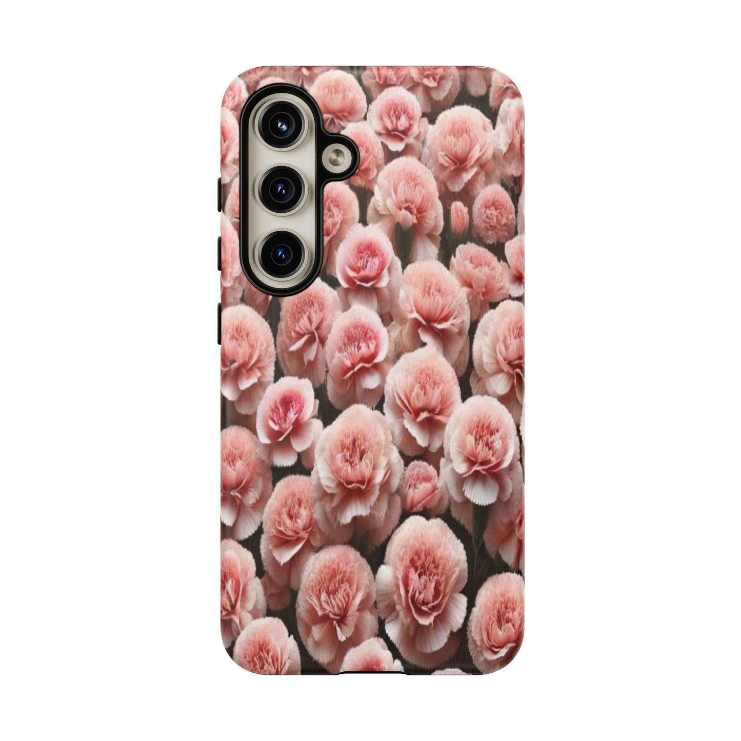 Pink Carnations - Durable Tough Phone Cases