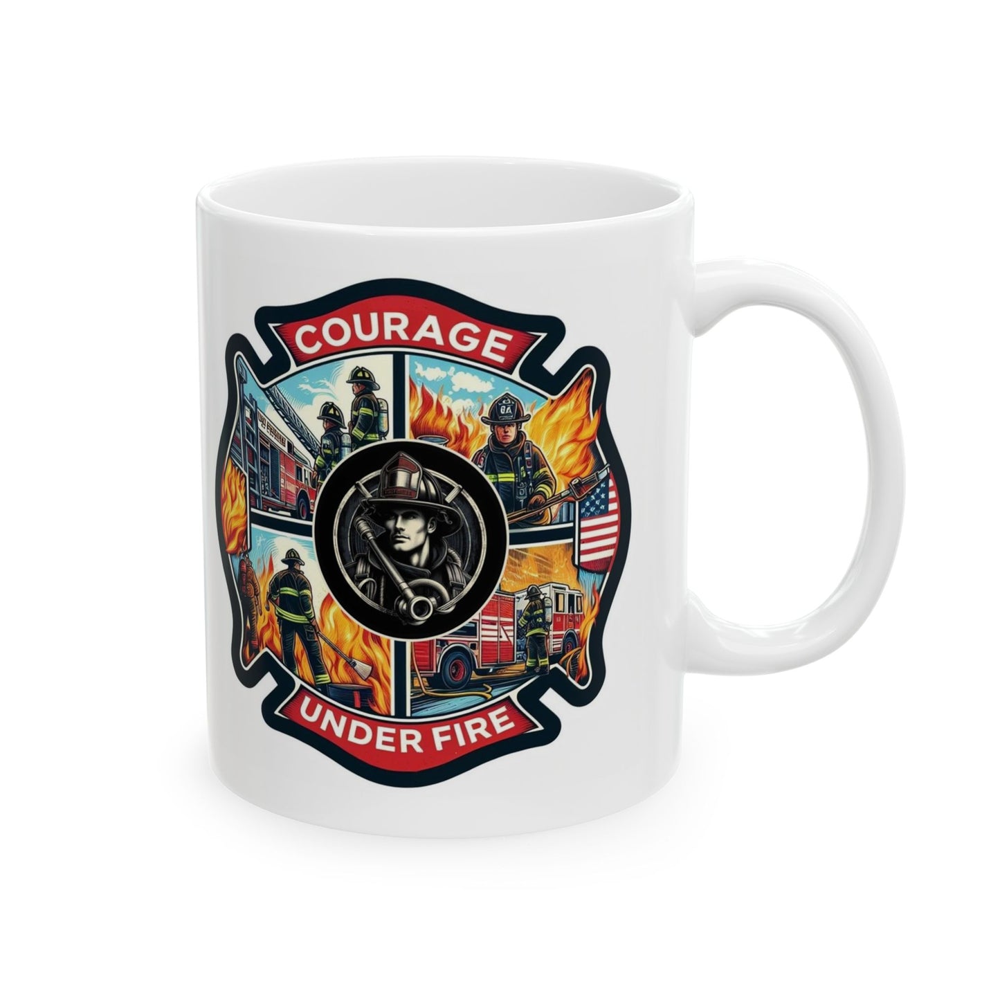Courage Under Fire - Hook and Ladder - 11oz Ceramic Mug