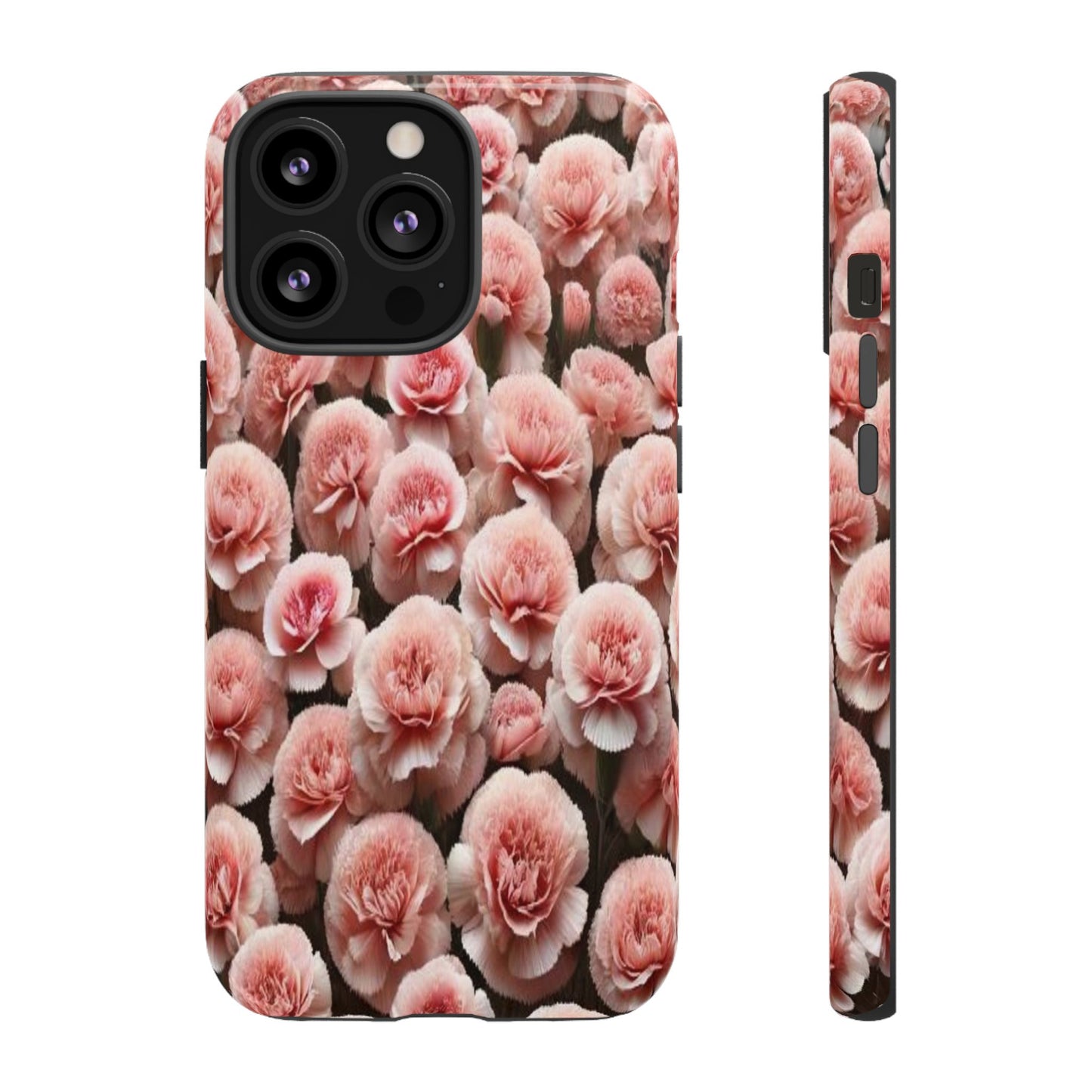 Pink Carnations - Durable Tough Phone Cases