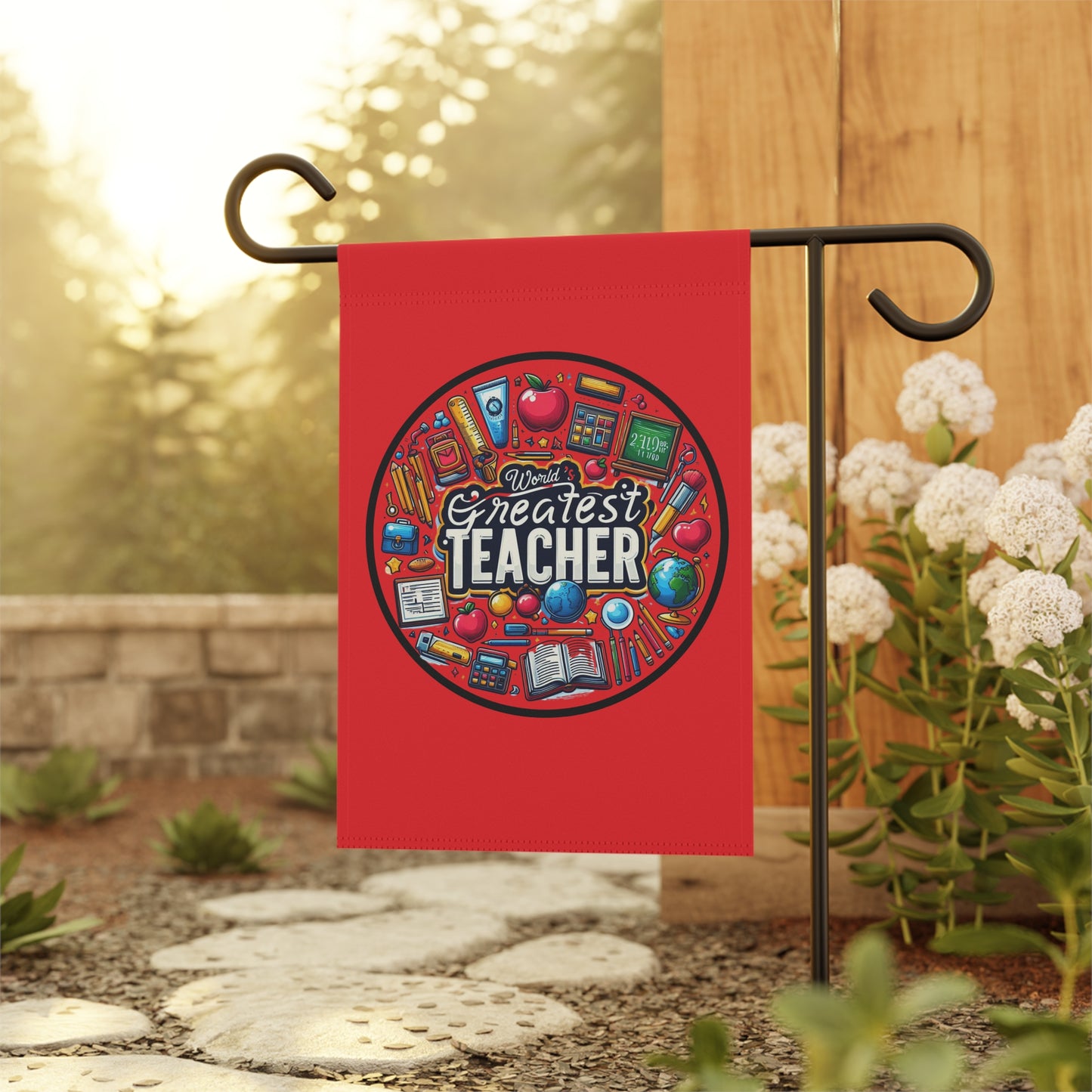 World's Greatest Teacher - Garden & House Banner (G2)