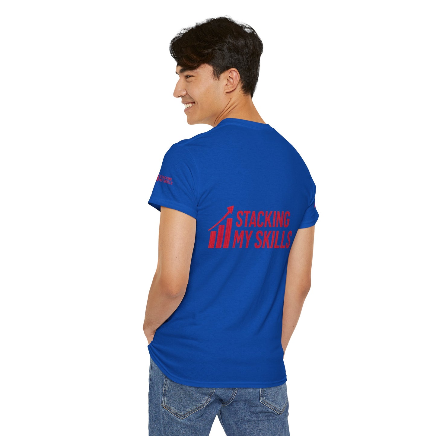 "Stacking My Skills" for Personal Growth, Motivational Tee
