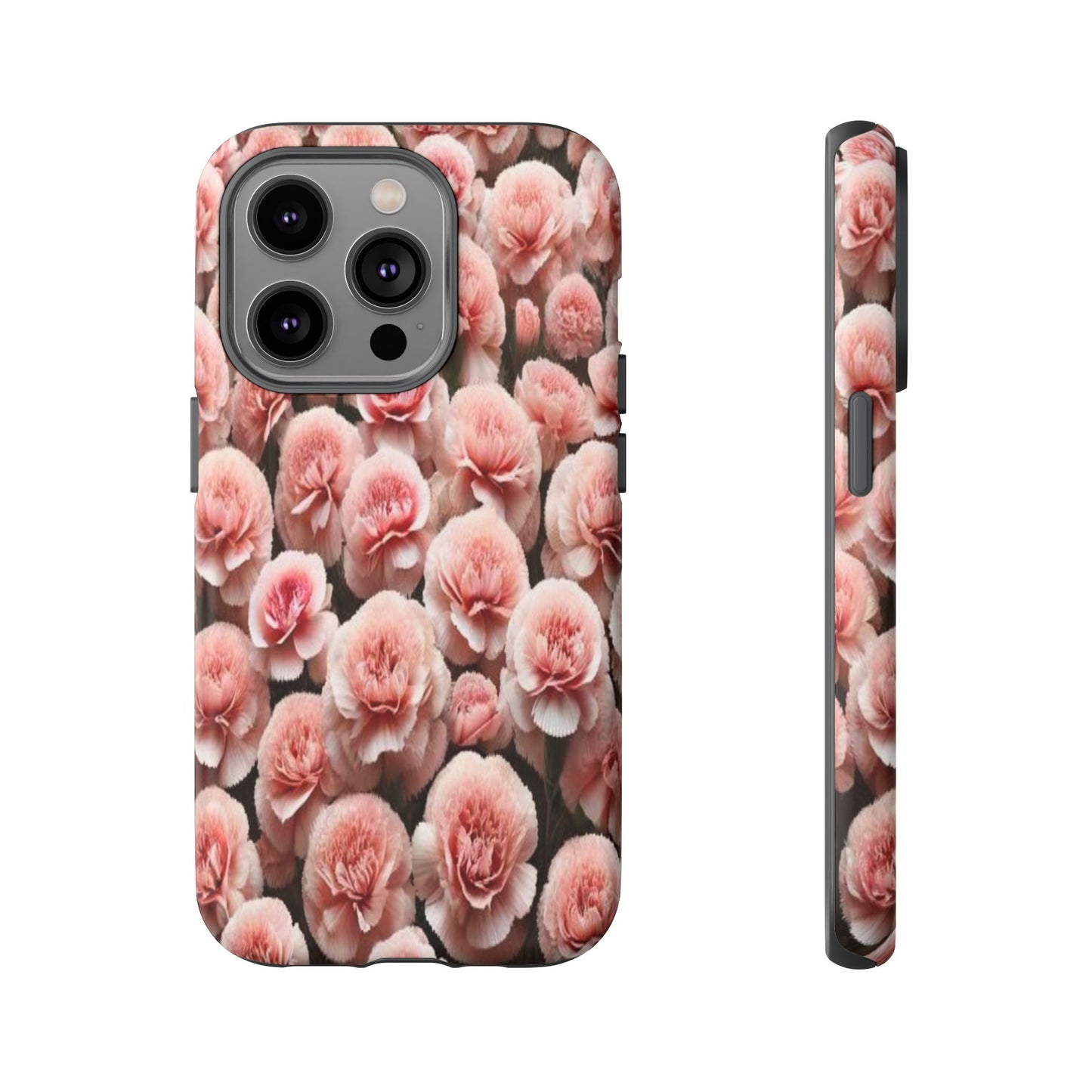Pink Carnations - Durable Tough Phone Cases