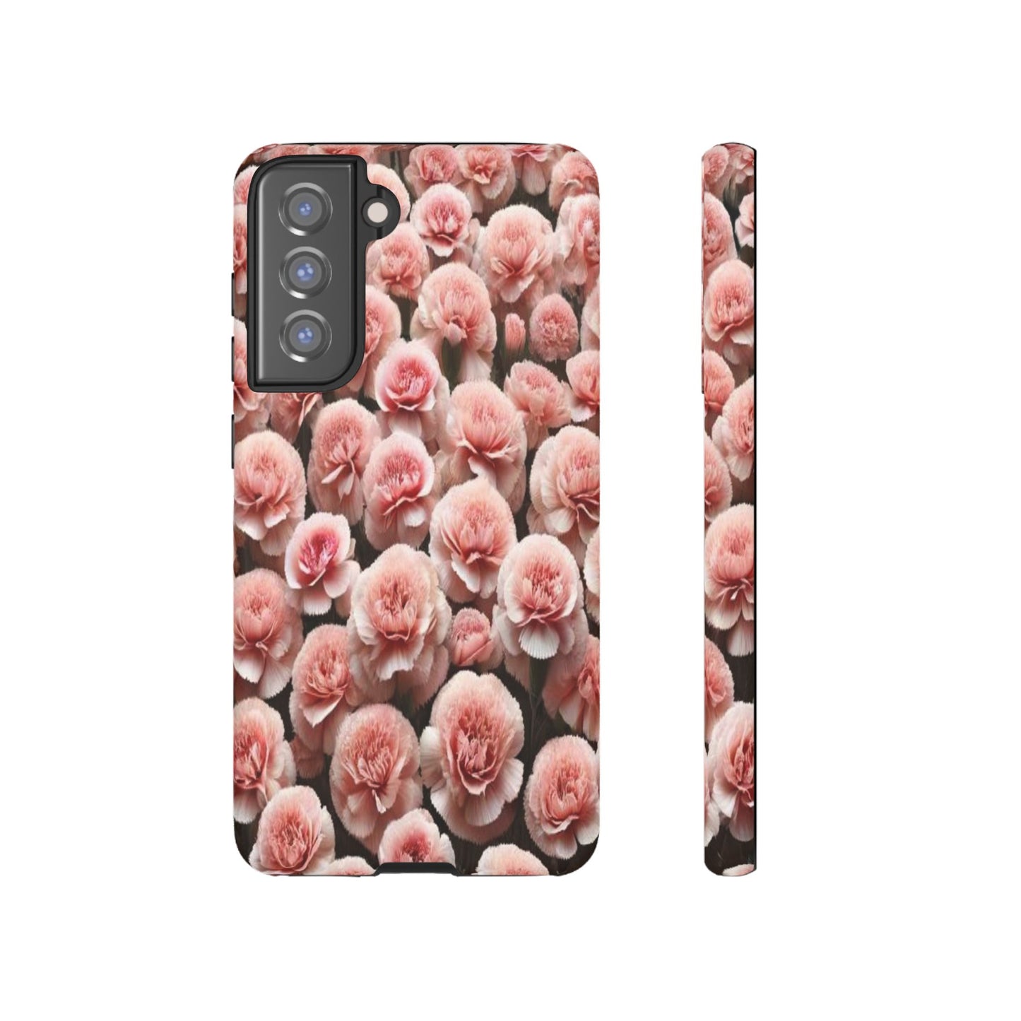 Pink Carnations - Durable Tough Phone Cases