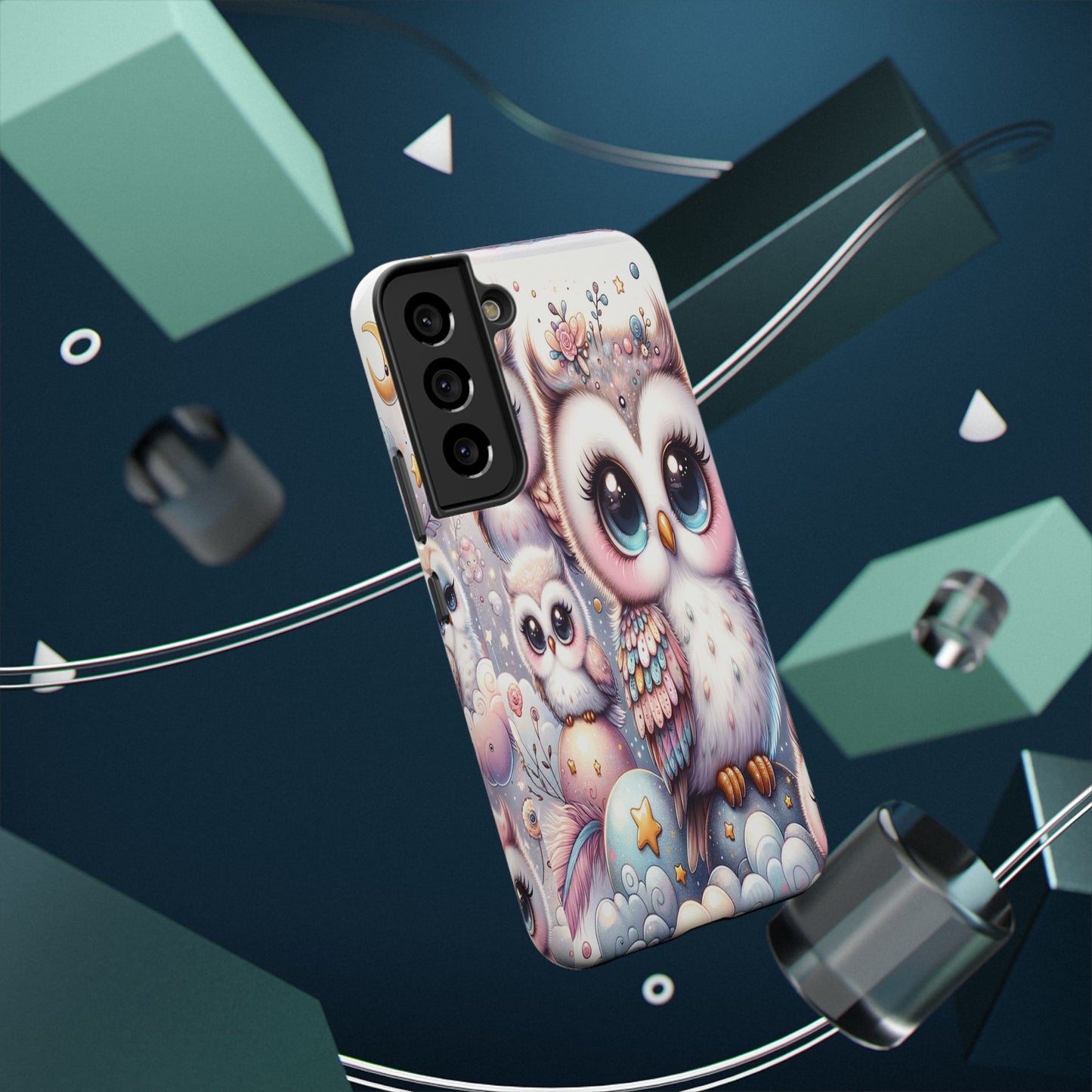 Cutesy Owl Impact-Resistant Phone Cases