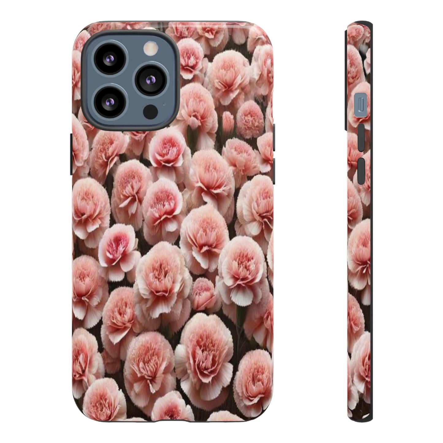 Pink Carnations - Durable Tough Phone Cases