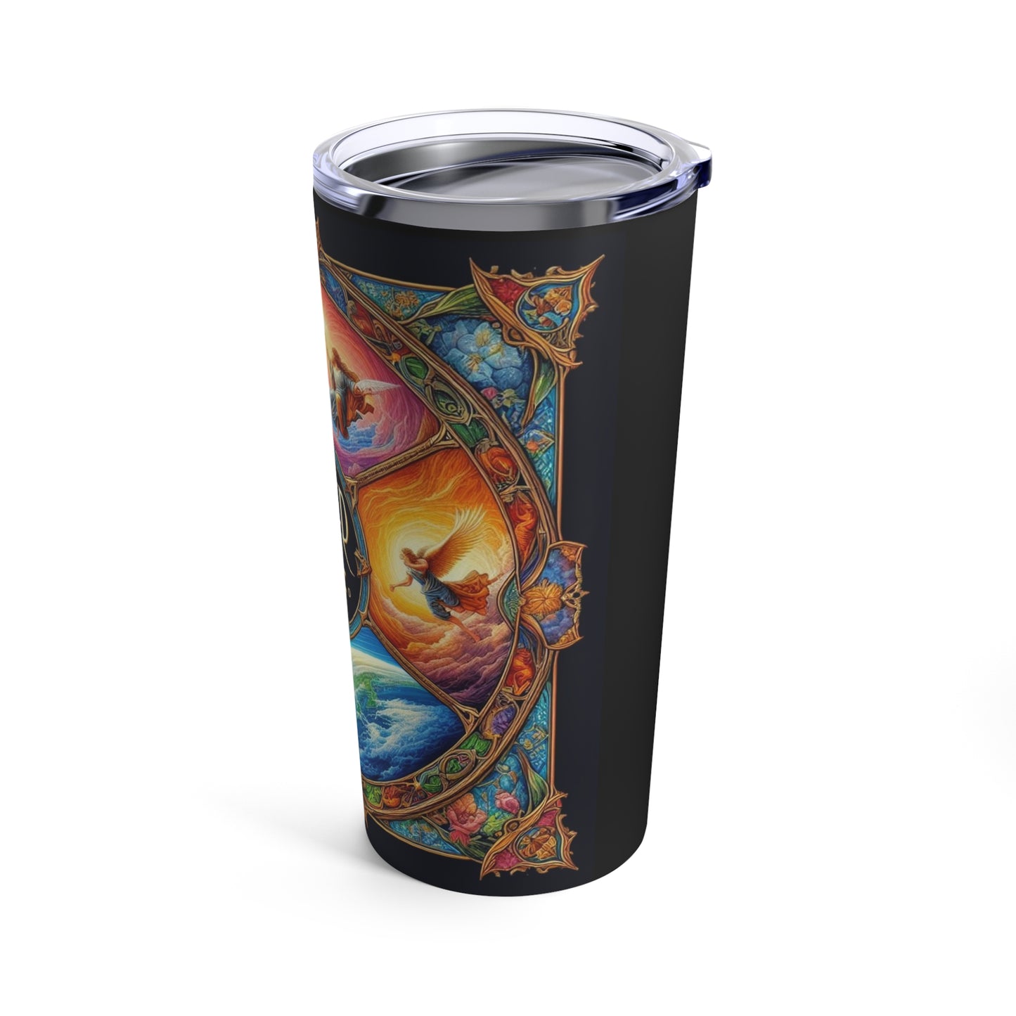Blessed Beyond Belief - Black Accent Tumbler 20oz