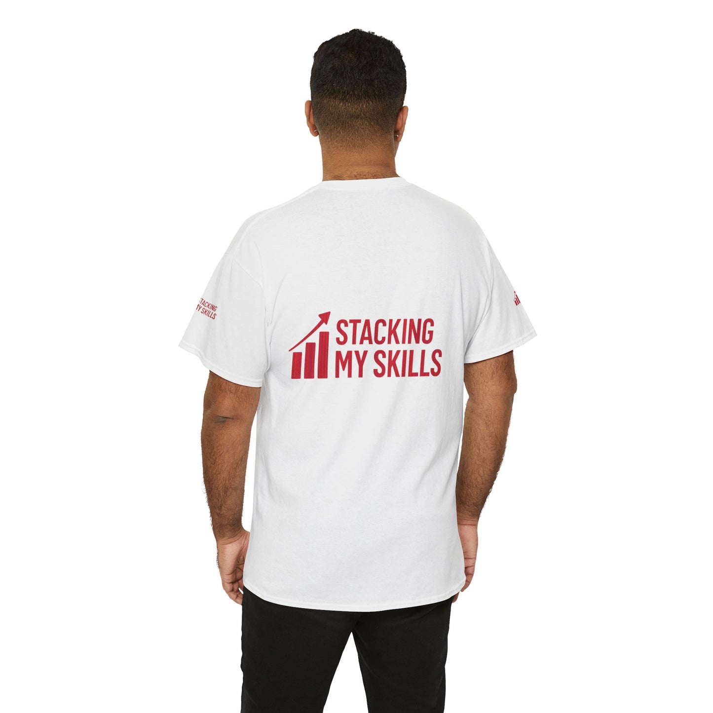 "Stacking My Skills" for Personal Growth, Motivational Tee