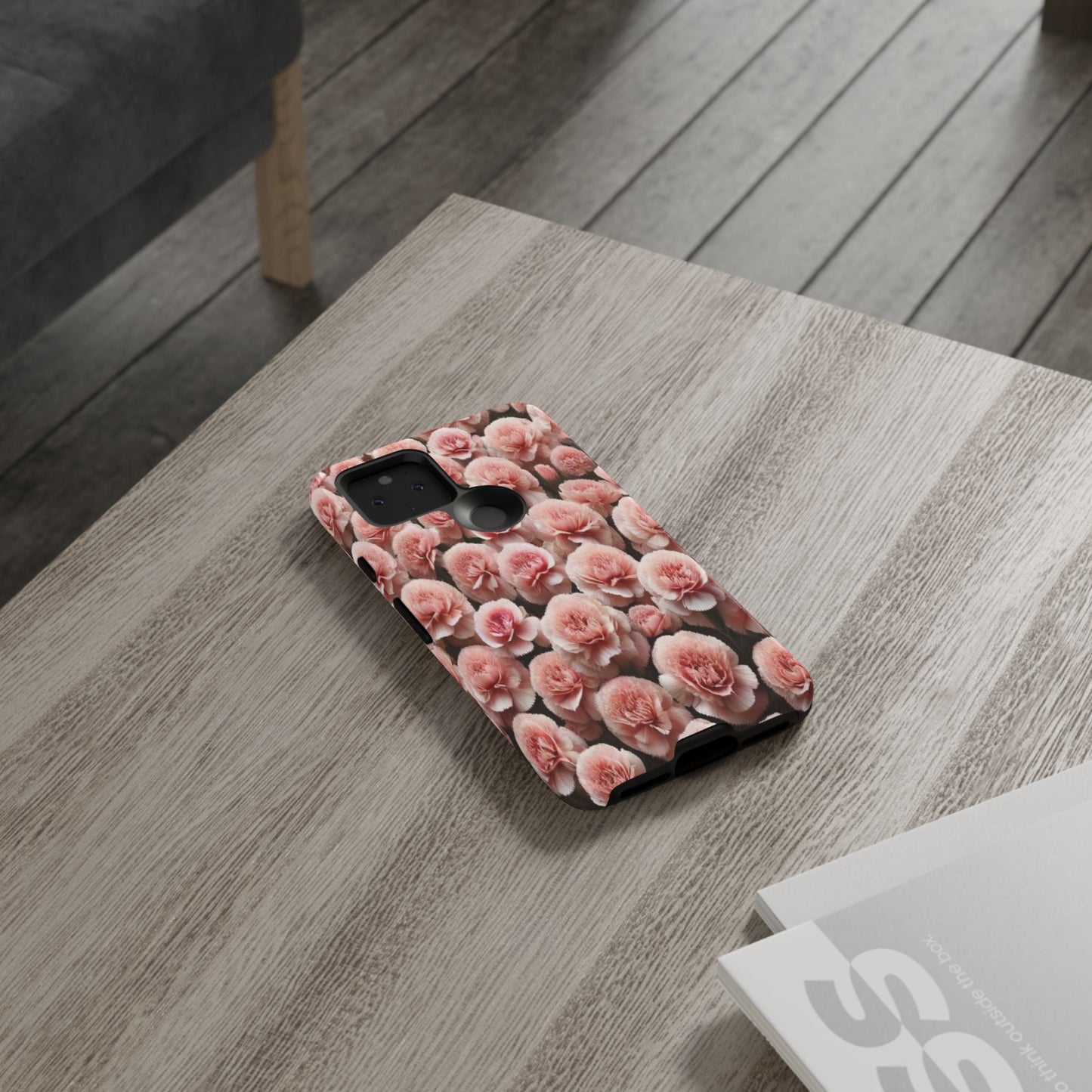 Pink Carnations - Durable Tough Phone Cases