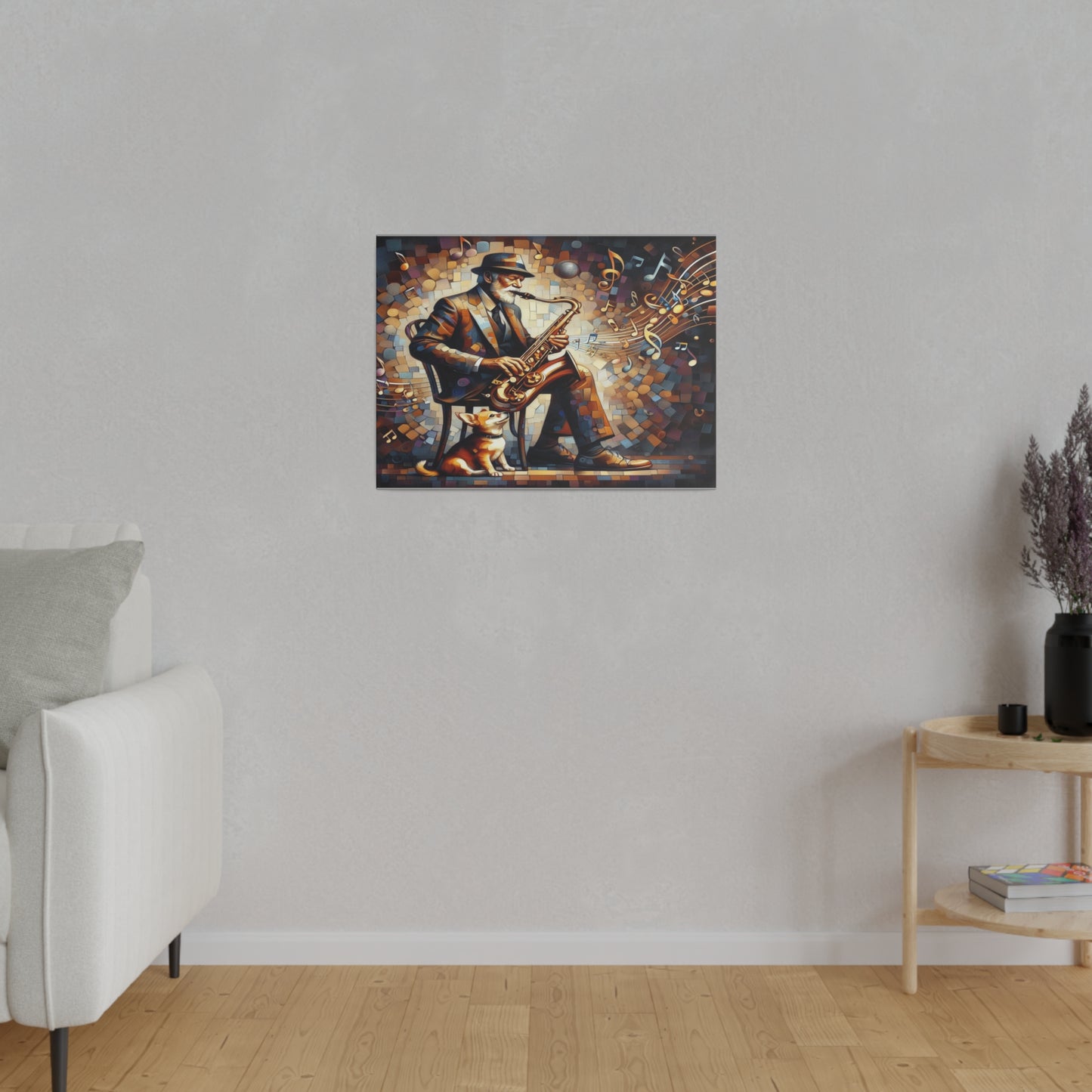 Man's Best Friend on Matte Canvas