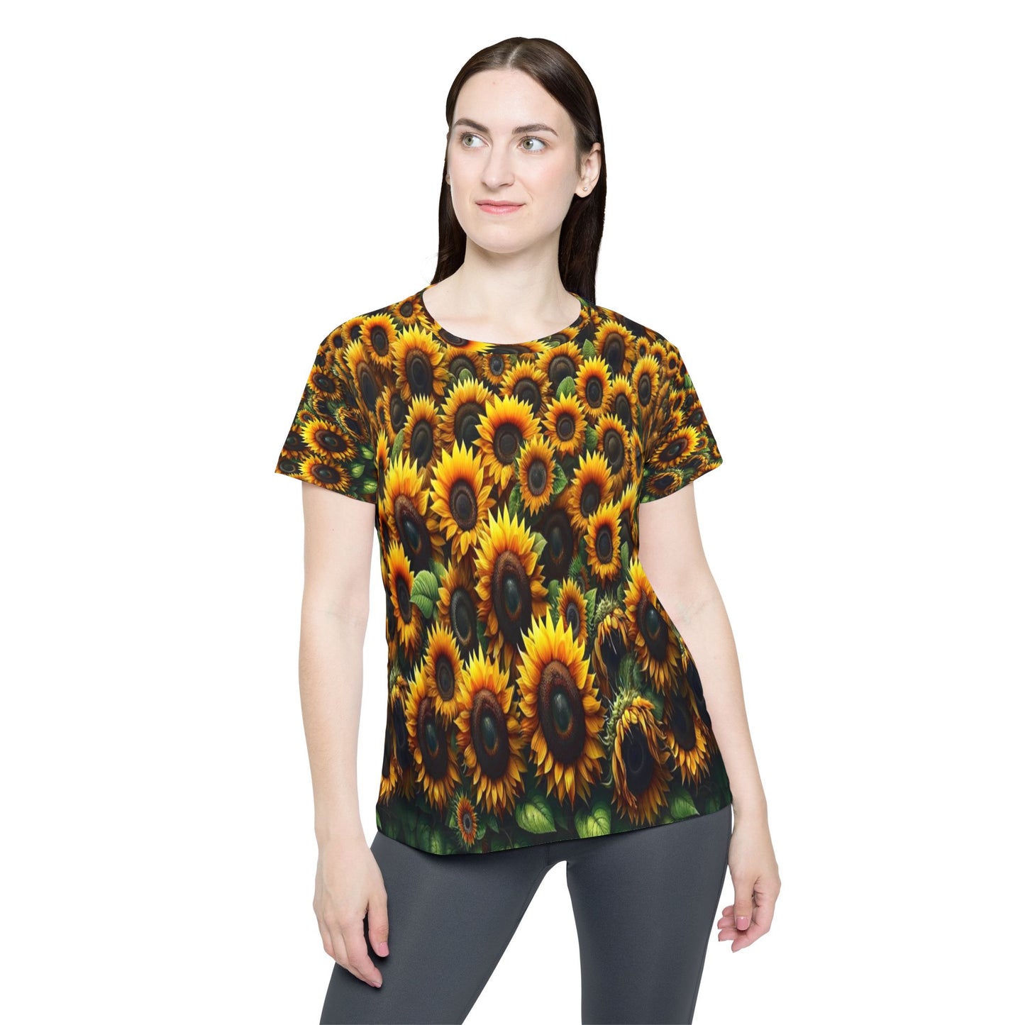 Sunflower Field Women's Sports Jersey